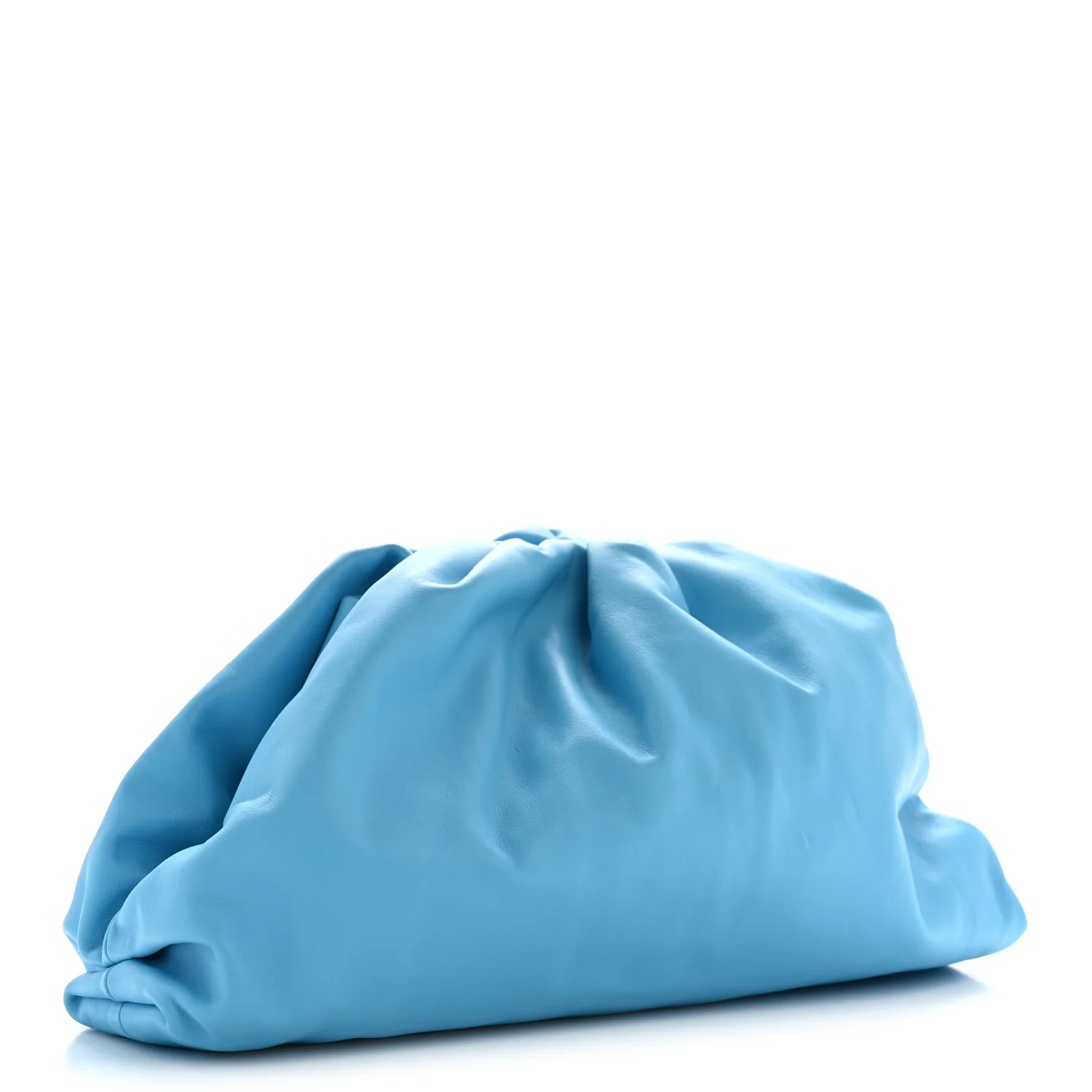 Smooth Butter Calf The Pouch Oversized Clutch Swimming Pool - Image 3