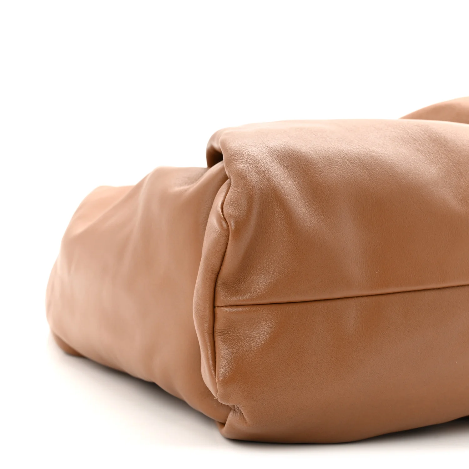 Smooth Butter Calfskin Small The Shoulder Pouch Cammello - Image 8