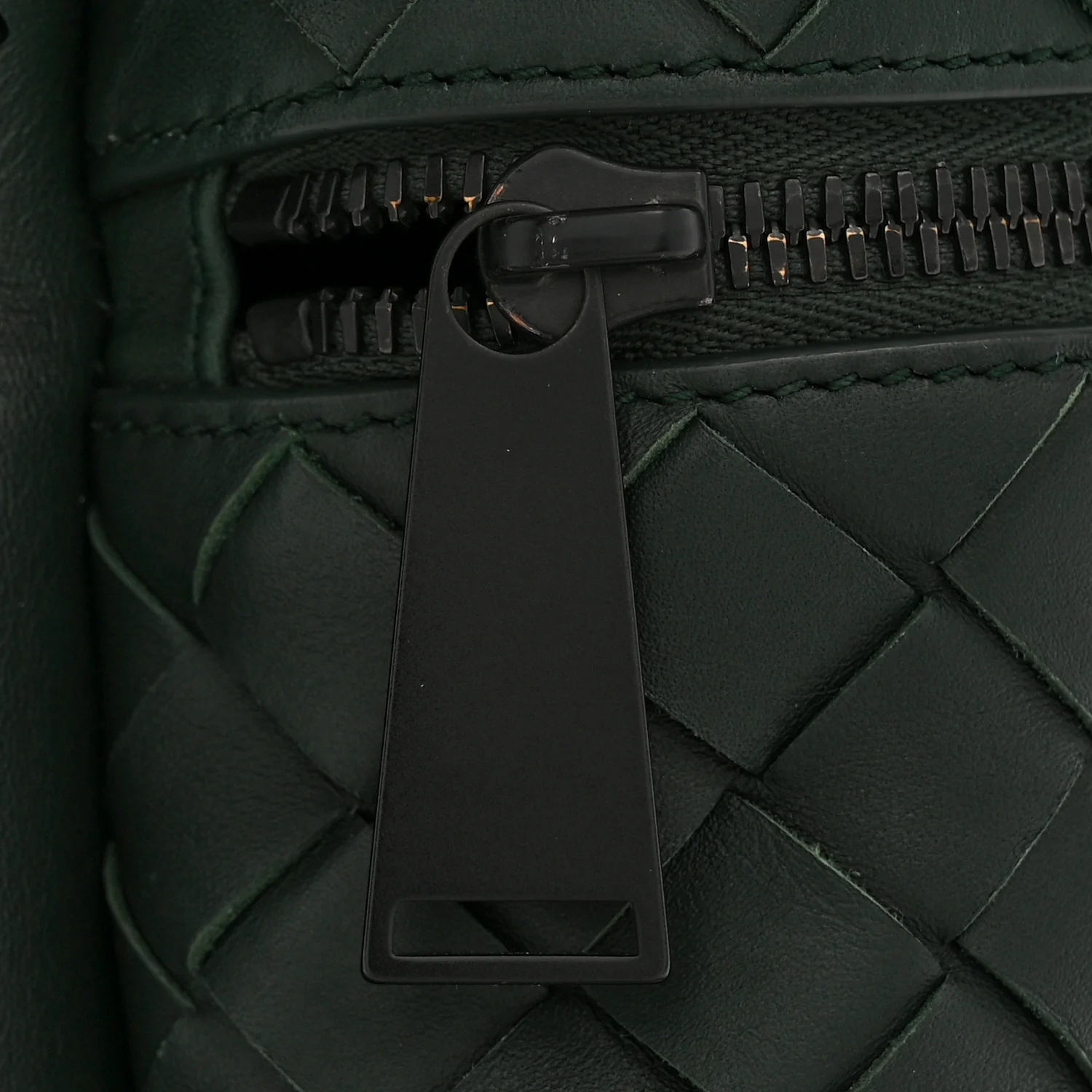 Smooth Calfskin Intrecciato Borsa Backpack Pine - Image 13