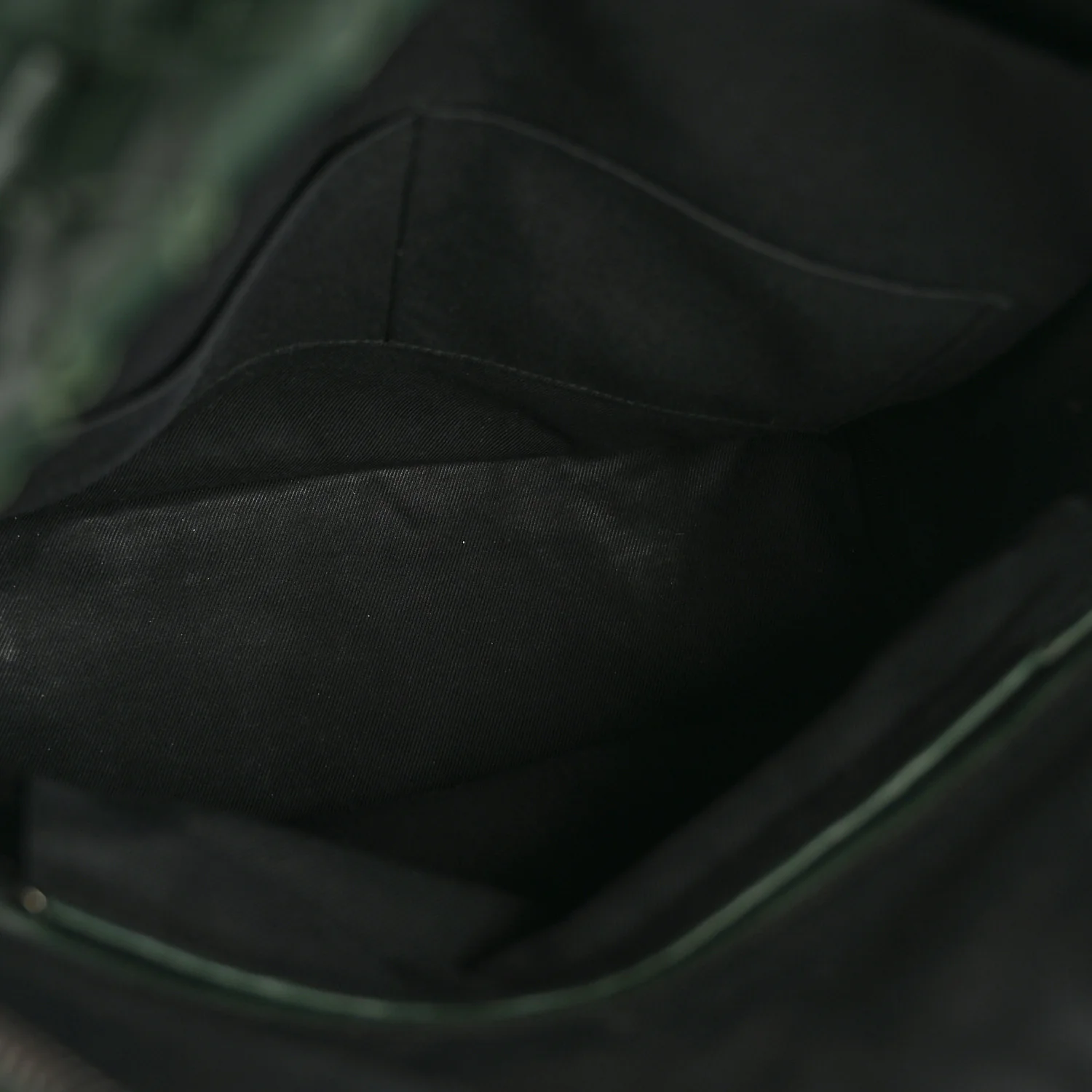 Smooth Calfskin Intrecciato Borsa Backpack Pine - Image 5