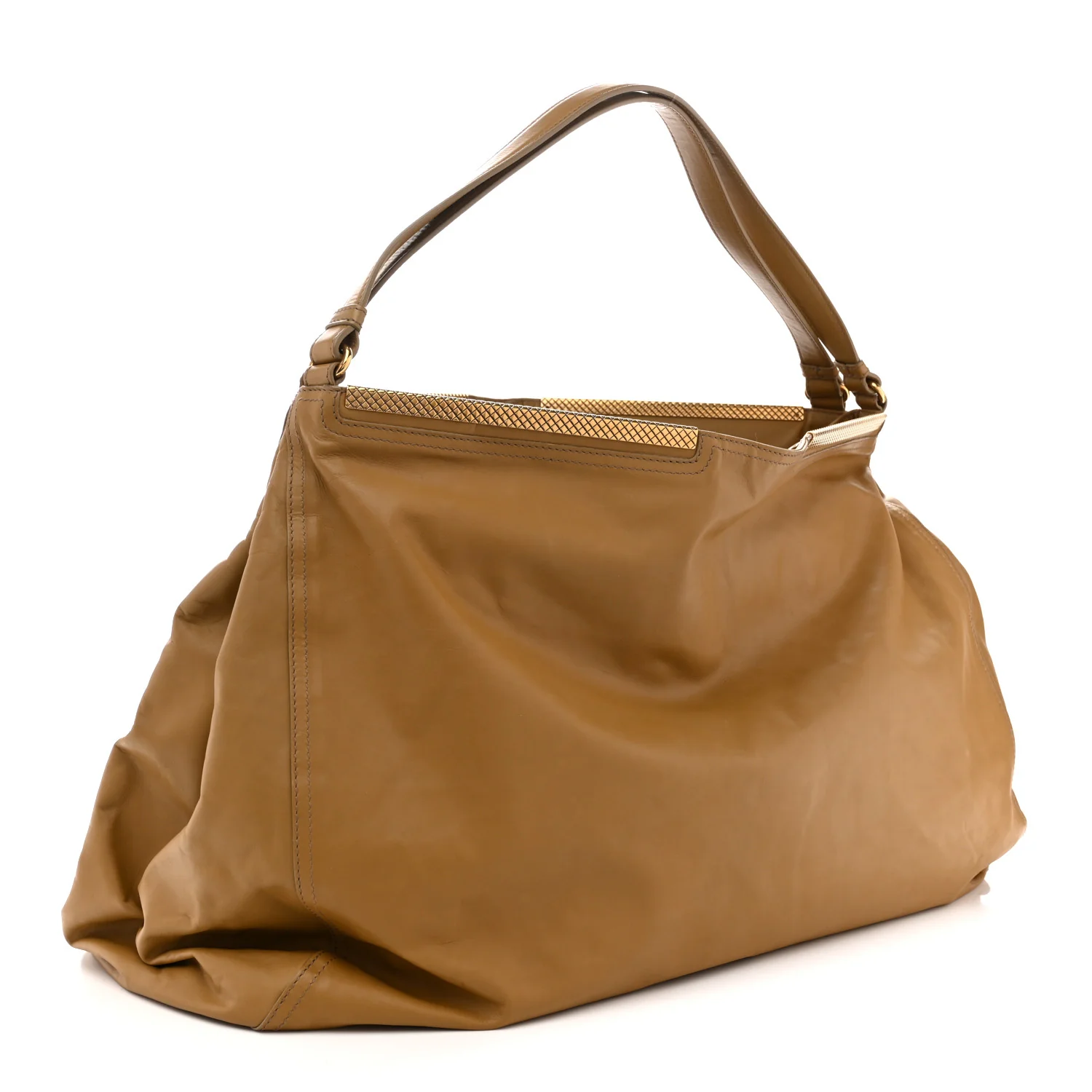 Waxy Nappa Tote Bronze - Image 3