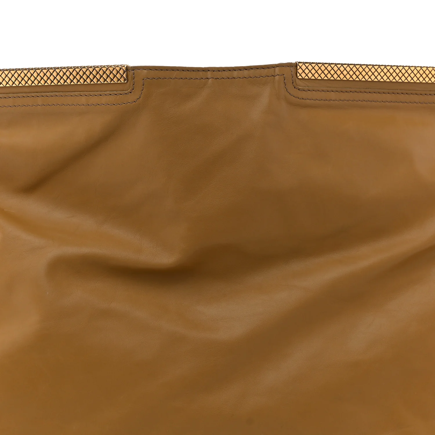Waxy Nappa Tote Bronze - Image 8