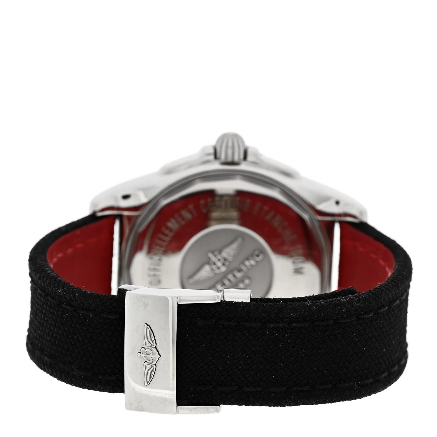Stainless Steel Fabric 44mm Galactic Unitime Automtic Watch Black WB3510 - Image 3