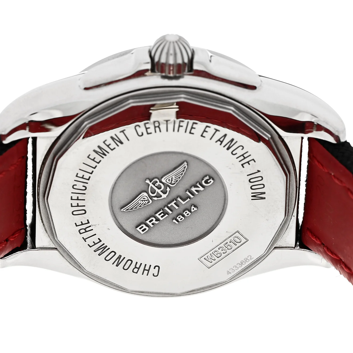 Stainless Steel Fabric 44mm Galactic Unitime Automtic Watch Black WB3510 - Image 4
