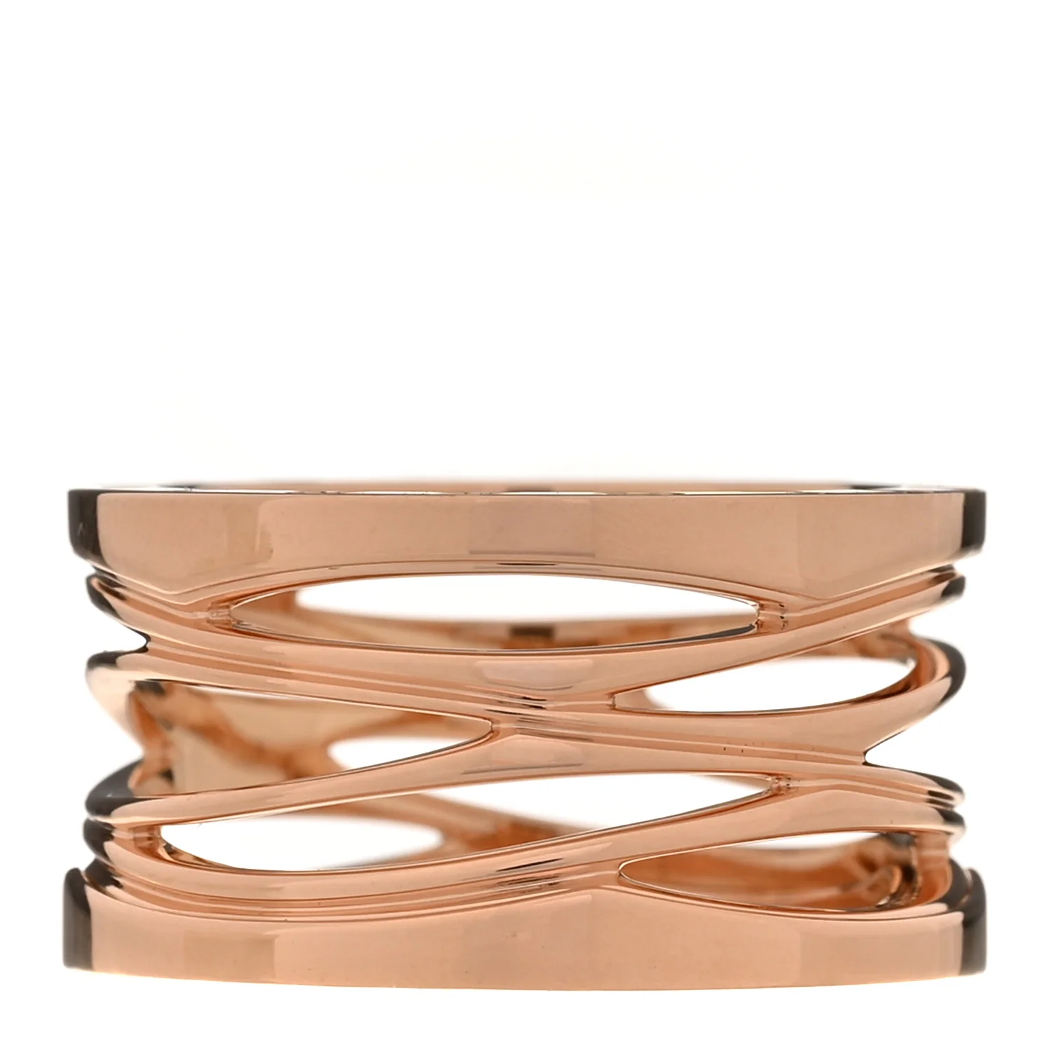 18K Rose Gold B.Zero1 Legend Four-Band Ring 58 8.5 - Image 3
