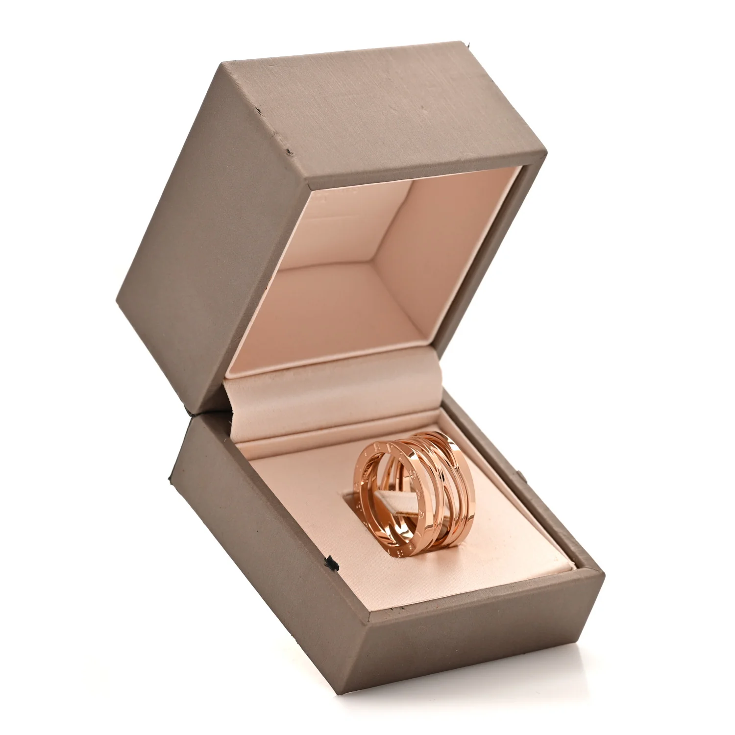 18K Rose Gold B.Zero1 Legend Four-Band Ring 58 8.5 - Image 6