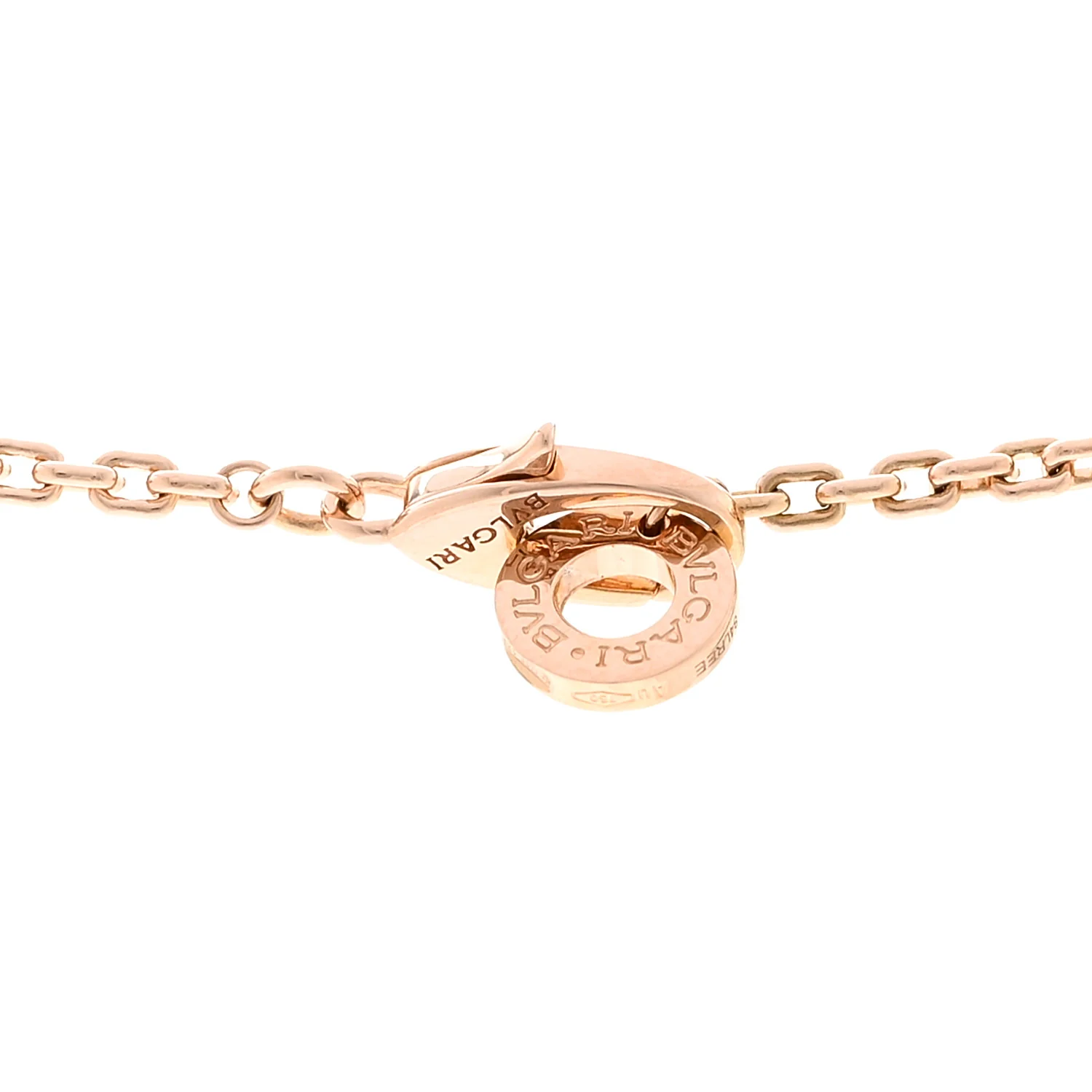 18K Rose Gold Diamond Serpenti Viper Demi Pave Pendant Necklace - Image 4