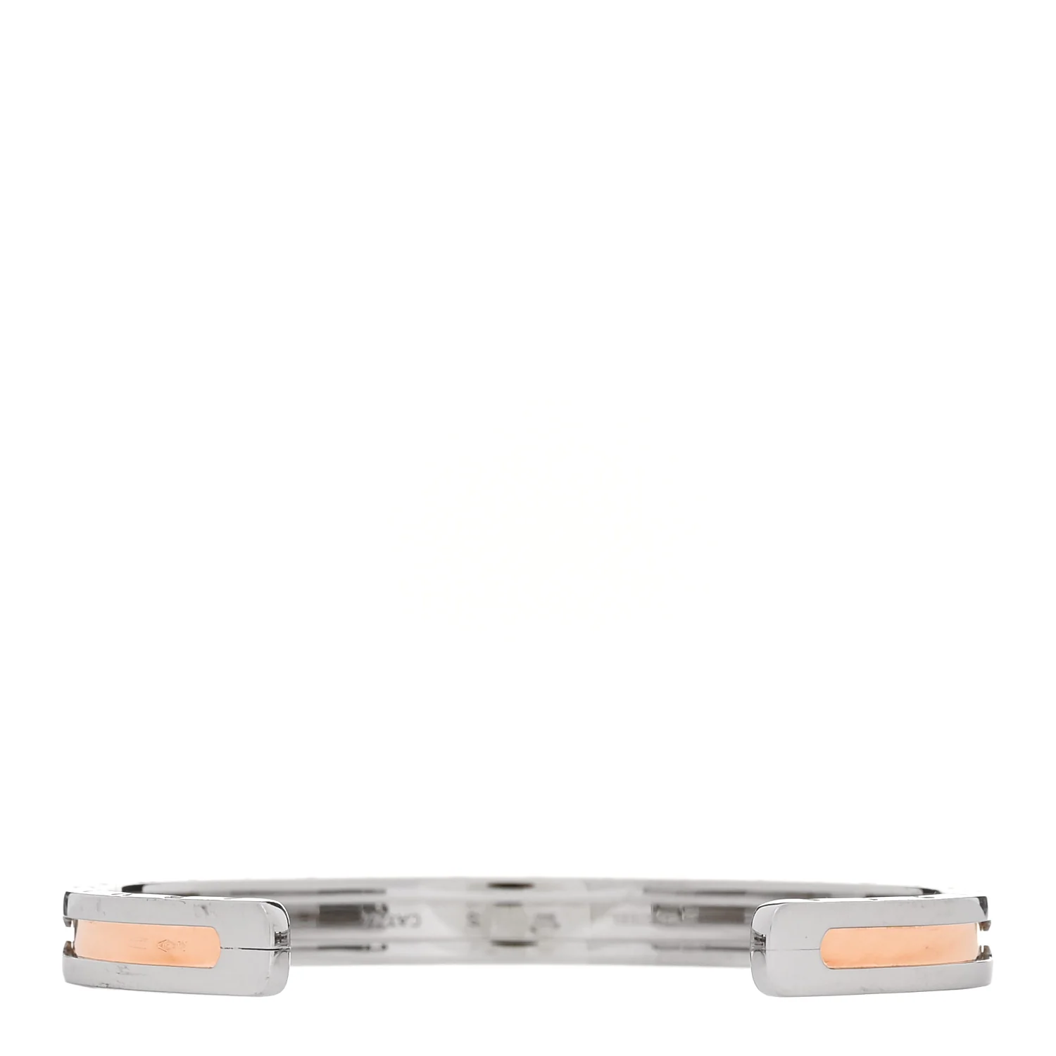 18K Rose Gold Stainless Steel B.Zero1 Cuff Bracelet S - Image 2