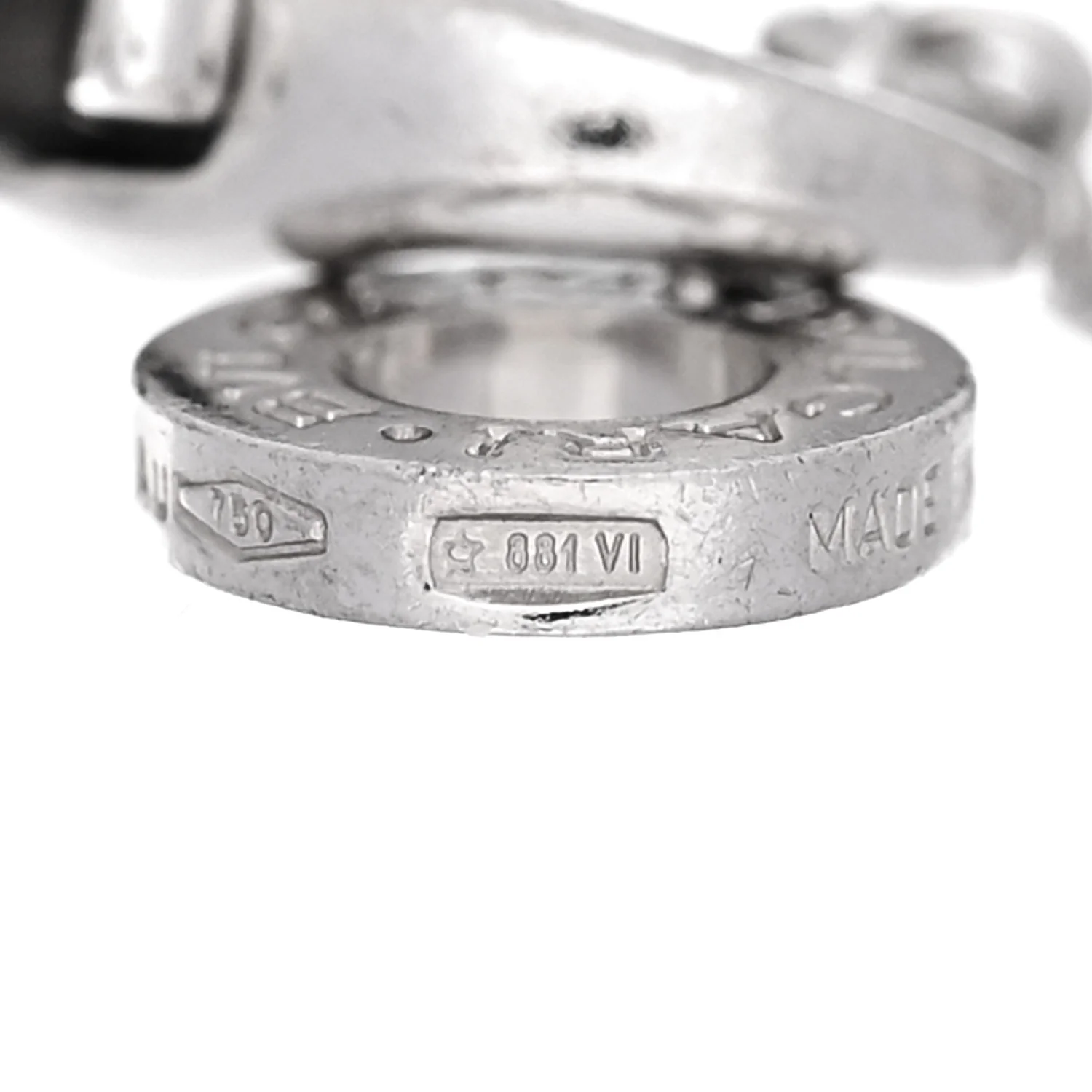 18K White Gold Diamond BVLGARI BVLGARI Openwork Bracelet ML - Image 6