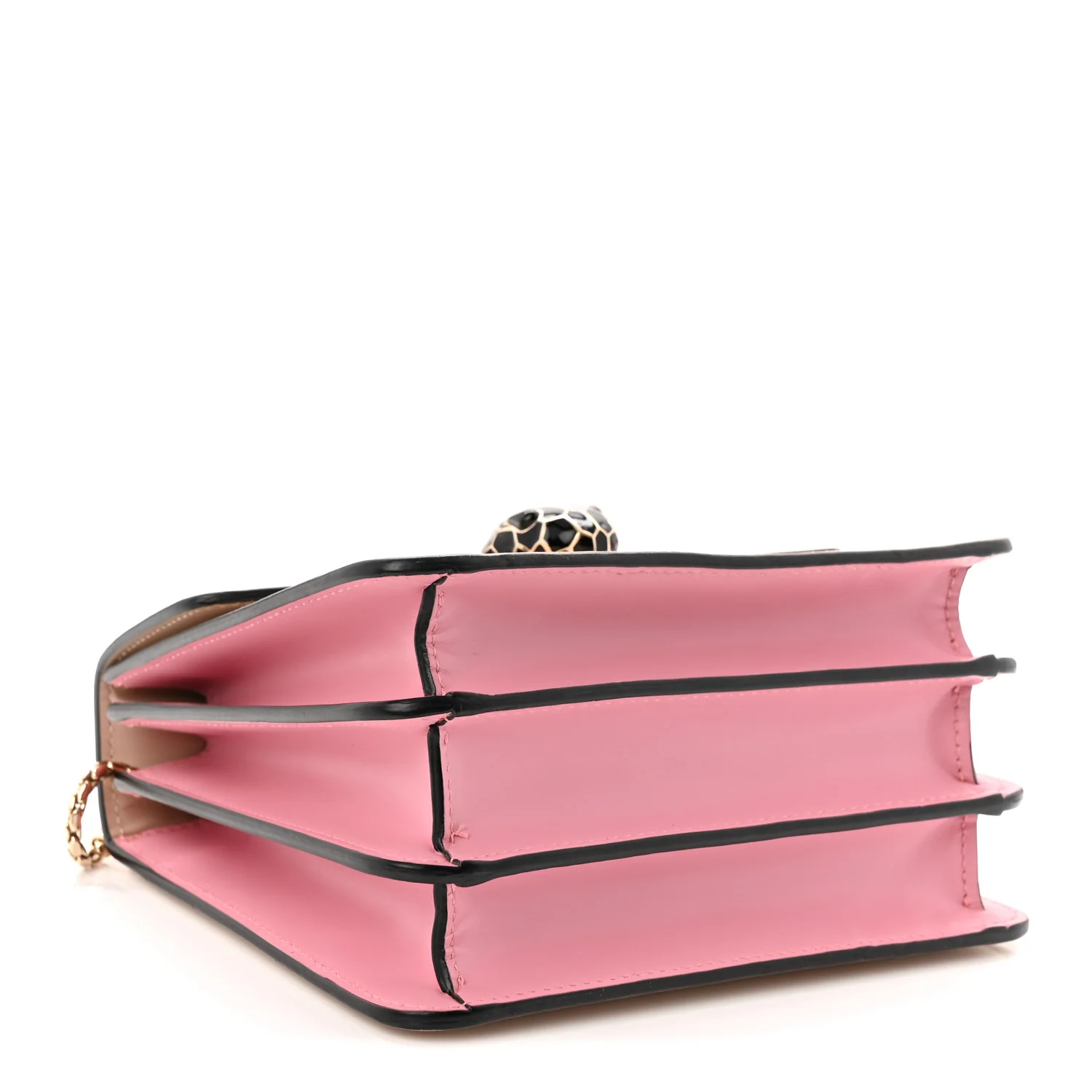 Calfskin Serpenti Forever Top Handle Light Pink - Image 4