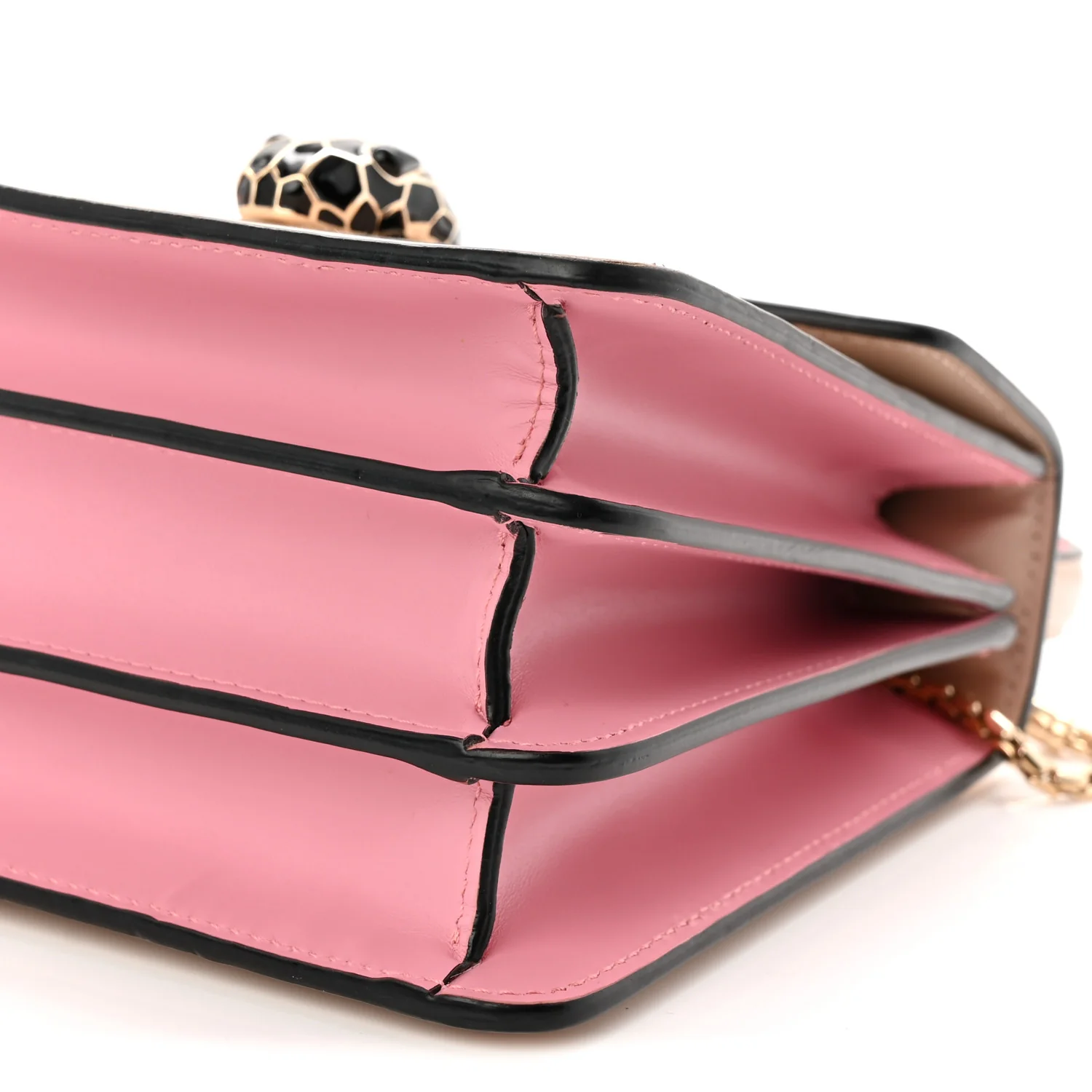 Calfskin Serpenti Forever Top Handle Light Pink - Image 9