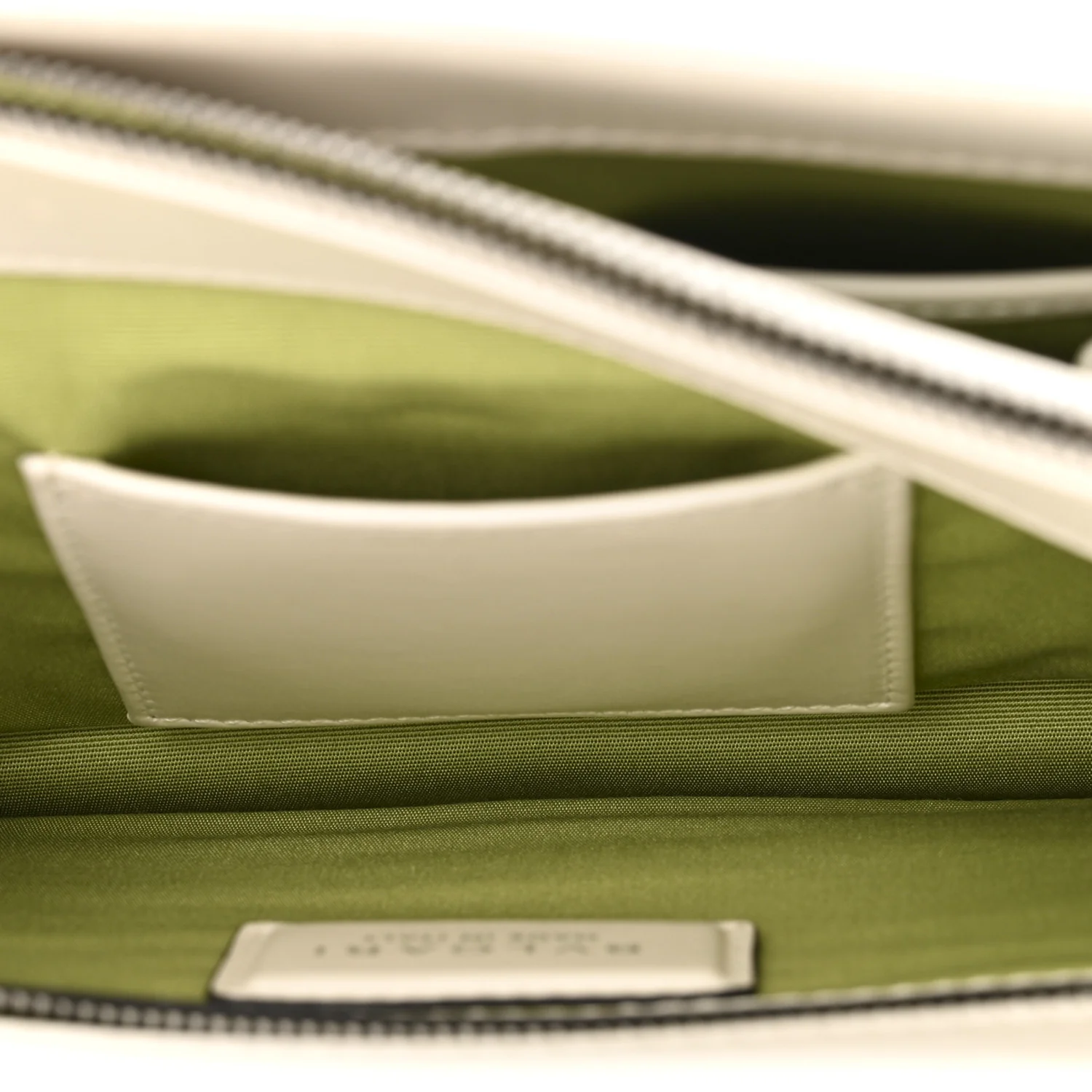 Calfskin Woven Chain Serpenti Forever Crossbody Bag White - Image 7