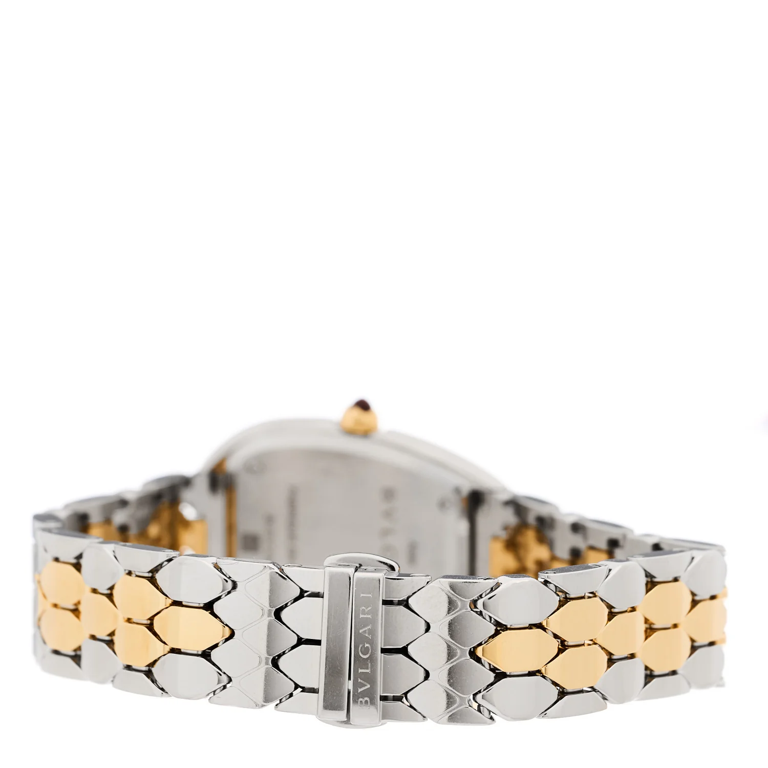 Stainless Steel 18K Yellow Gold 33mm Serpenti Seduttori Quartz Watch - Image 3