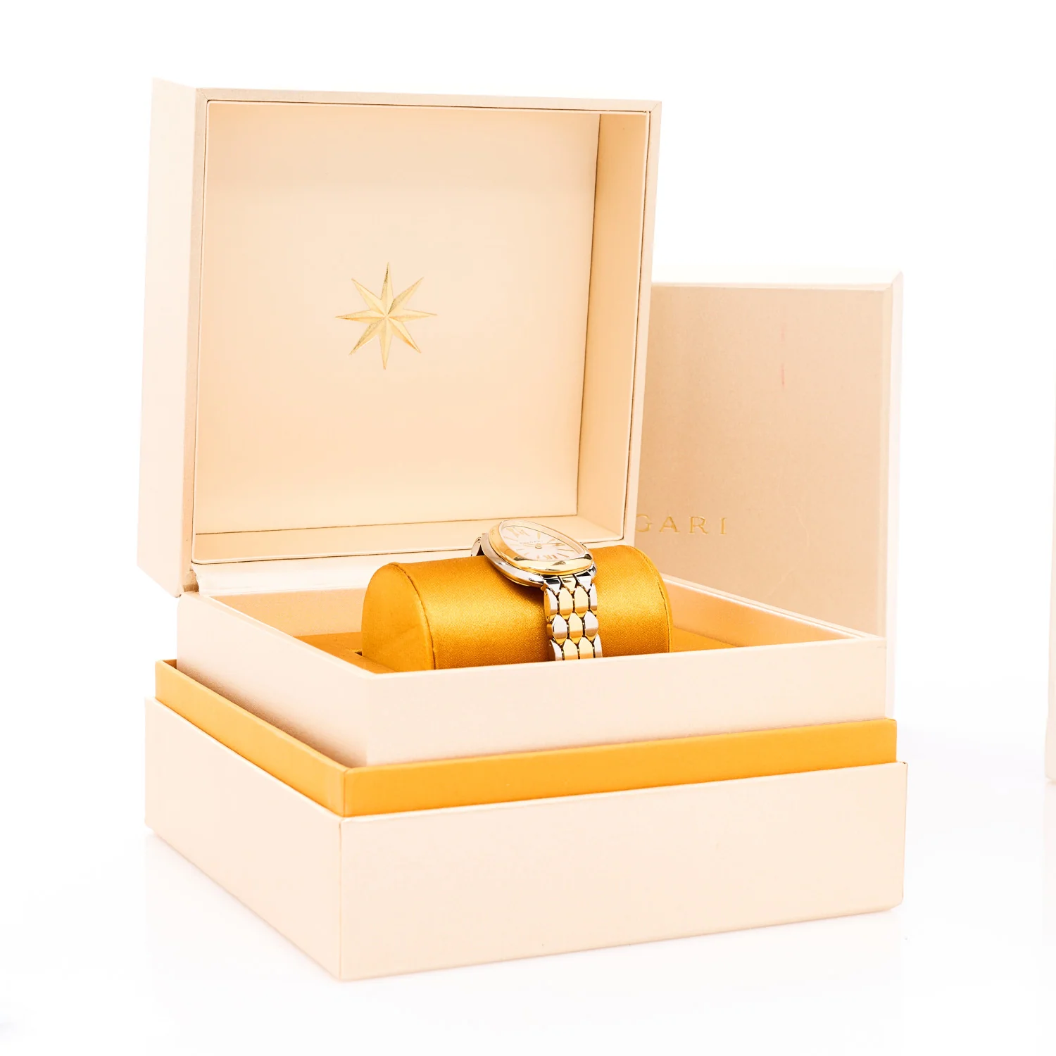 Stainless Steel 18K Yellow Gold 33mm Serpenti Seduttori Quartz Watch - Image 5