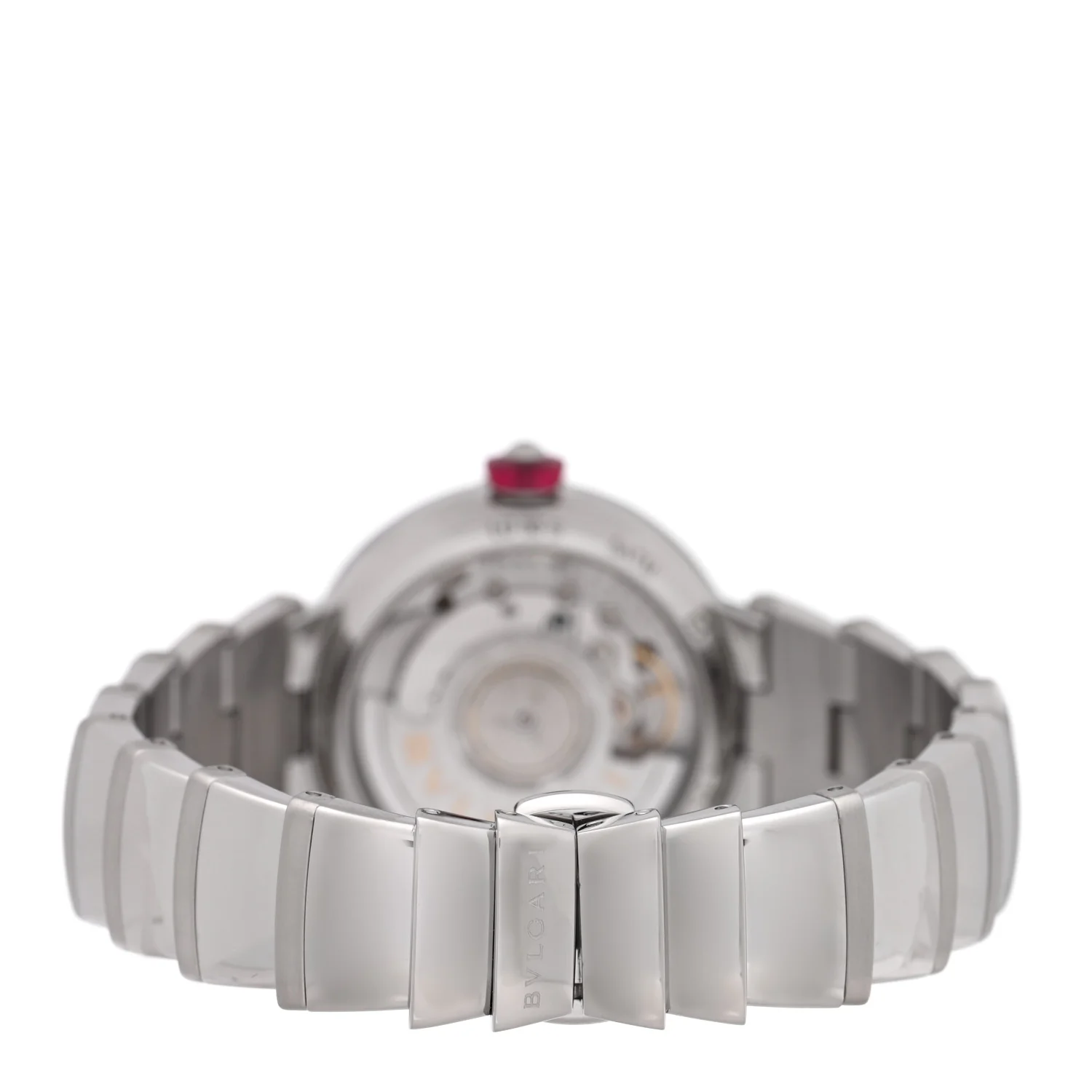 Stainless Steel Diamond Mother of Pearl 33mm Lucea Automatic Watch - Image 3