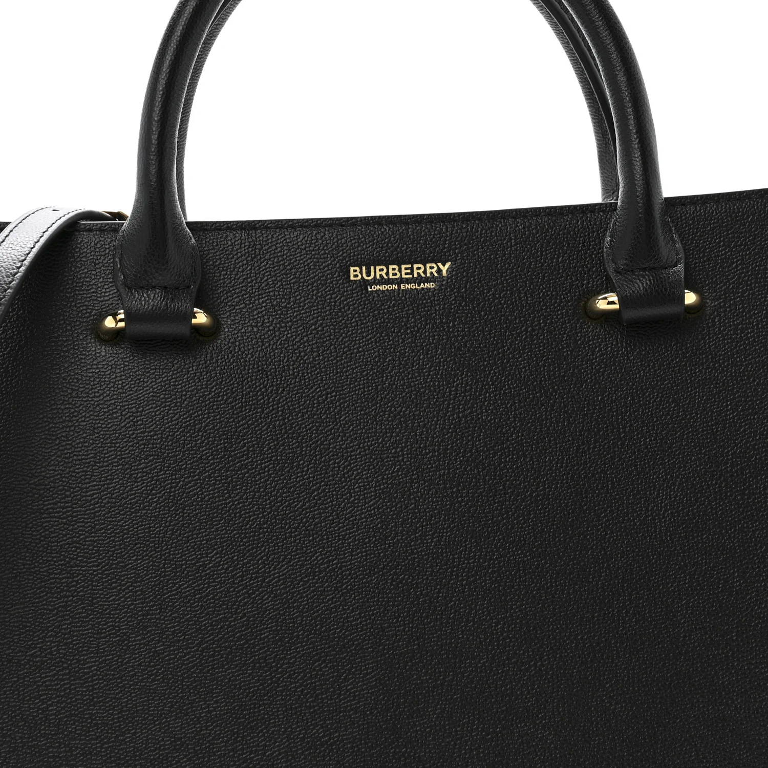 Calfskin Mega Check Small Banwell Tote Black - Image 8