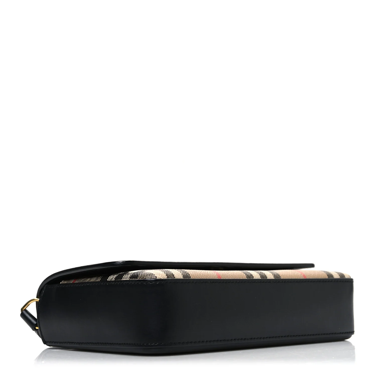 Calfskin Mini Vintage Check Note Bag Black - Image 3