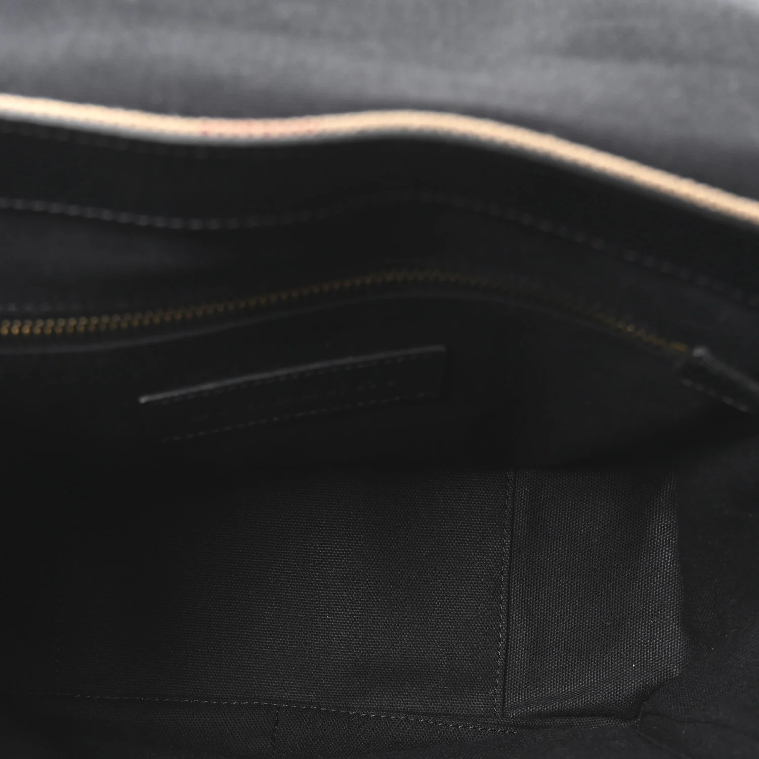 Canvas Mega Check Small Baildon Messenger Bag Black - Image 5