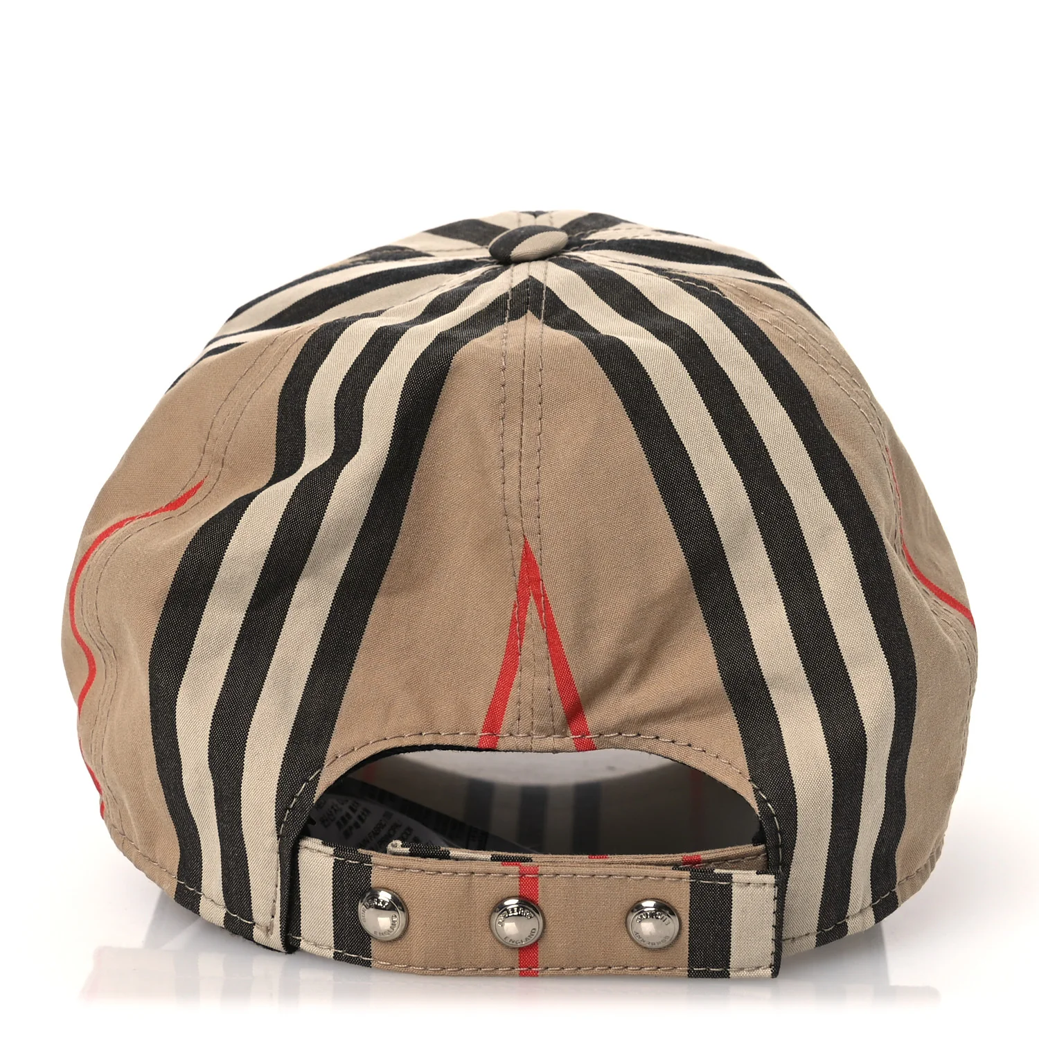 Cotton Vintage Check Monogram Baseball Hat S Archive Beige - Image 5