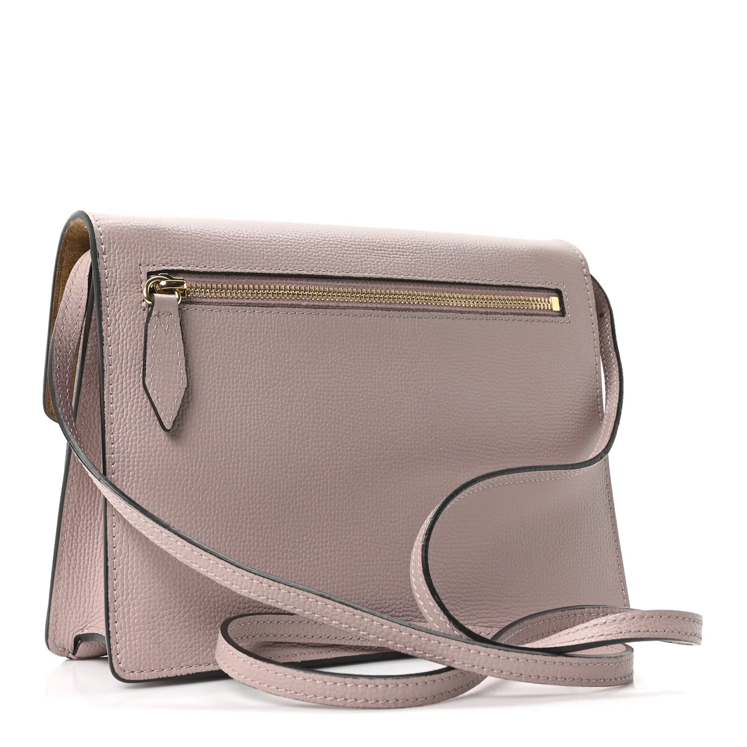 Derby Calfskin House Check Small Macken Crossbody Bag Pale Orchid - Image 3