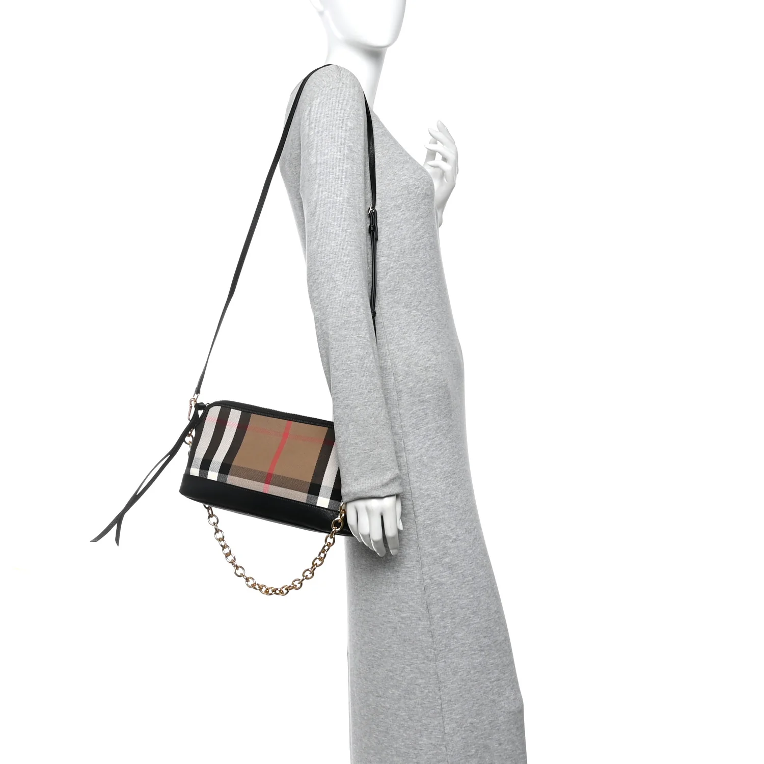 Derby House Check Abingdon Convertible Clutch Black - Image 2