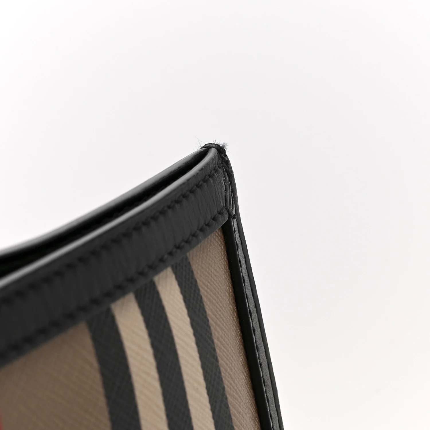 E-Canvas Stripe Book Tote Tan Archive Beige - Image 13
