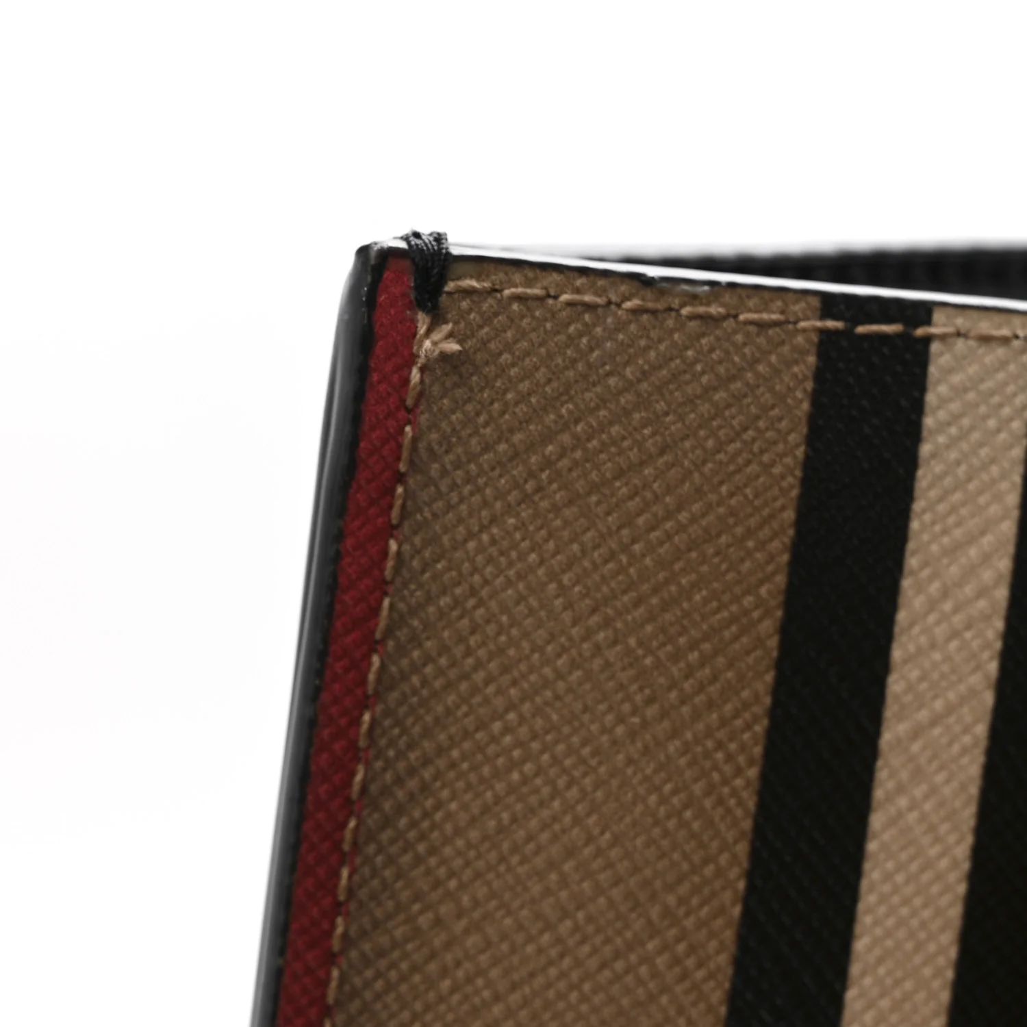 E-Canvas Stripe Book Tote Tan Archive Beige - Image 14
