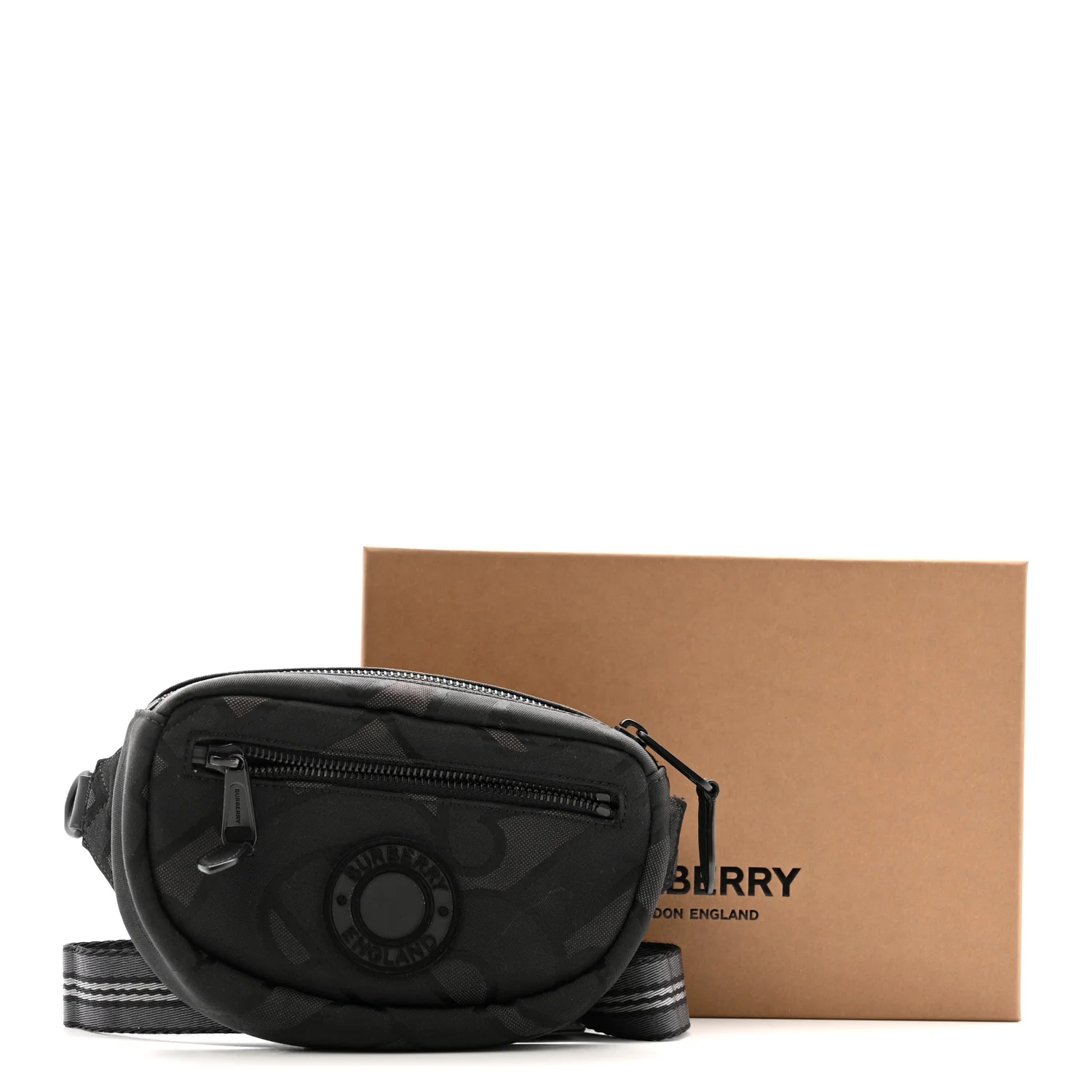Econyl Small Bum Bag Black - Image 13