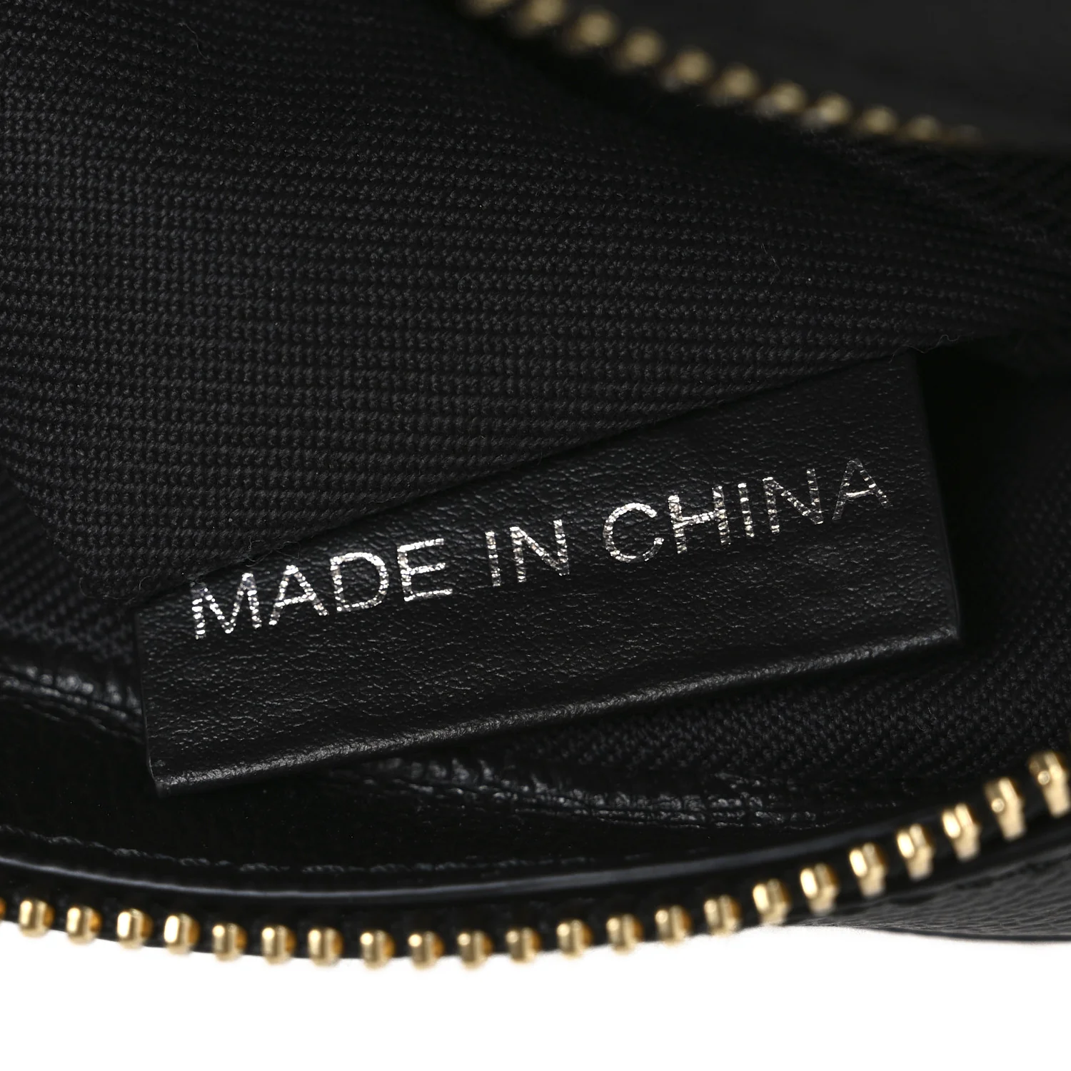 Giant Check Calfskin Small Camera Bag Black - Image 7