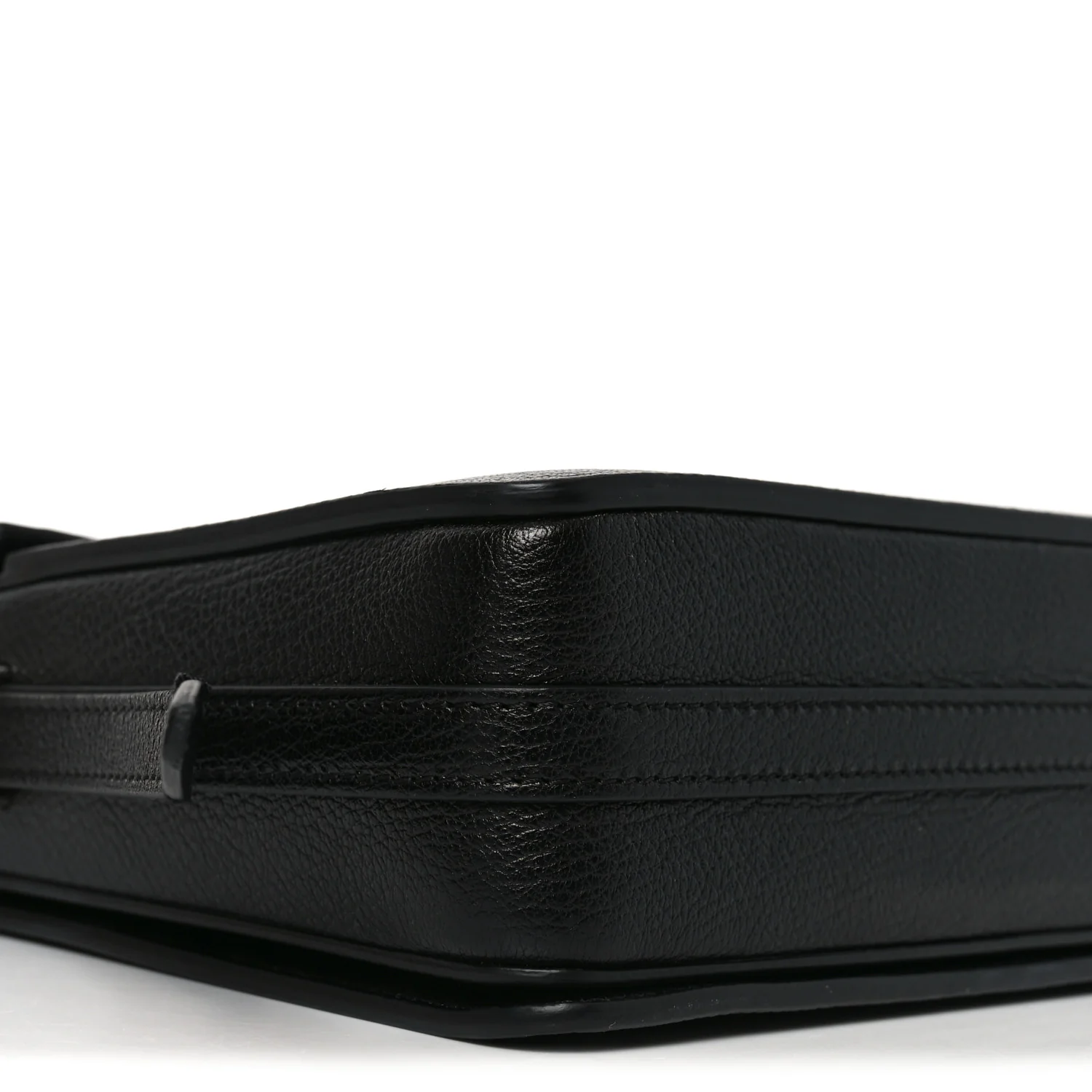 Grained Calfskin Large Grace Bag Black - Image 8