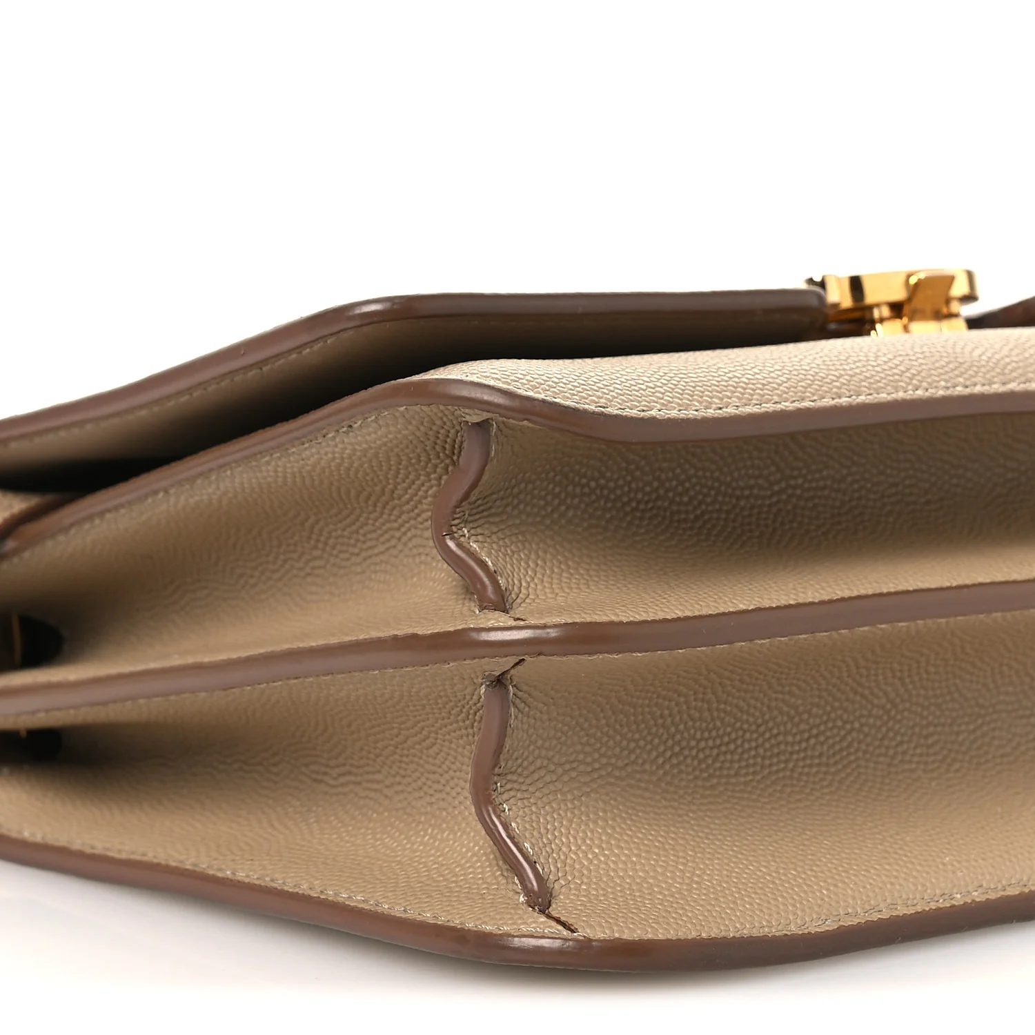 Grained Calfskin Small TB Bag Oat Beige - Image 9