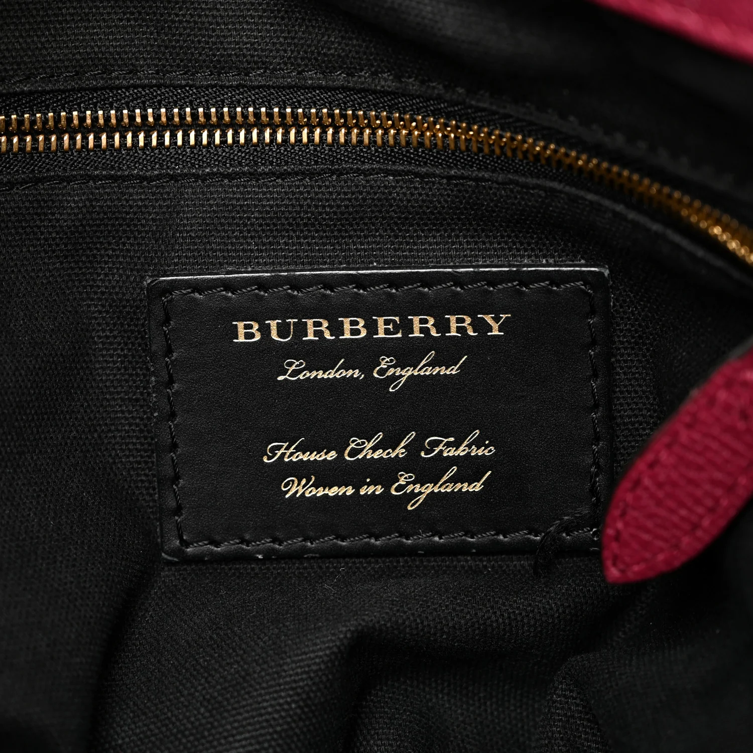 Grainy Calfskin House Check Small Canterbury Berry Pink - Image 6