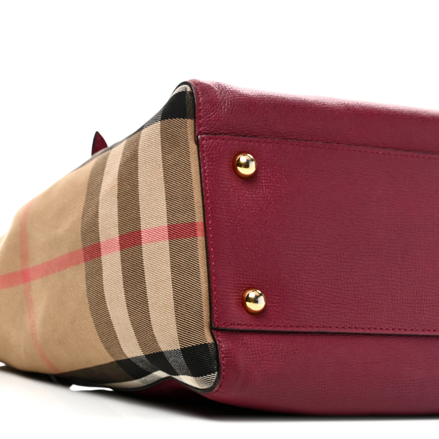 Grainy Calfskin House Check Small Canterbury Berry Pink - Image 8