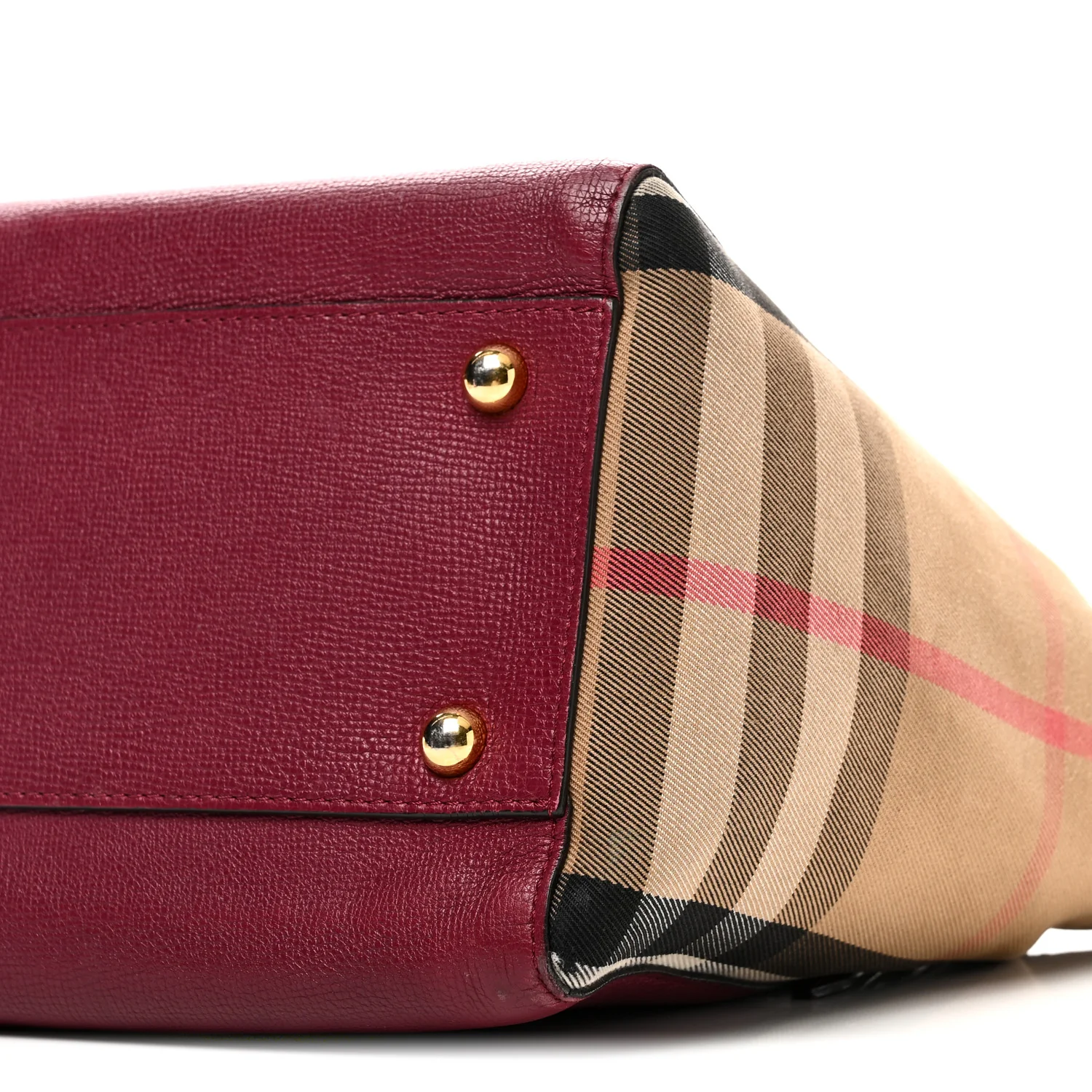 Grainy Calfskin House Check Small Canterbury Berry Pink - Image 9