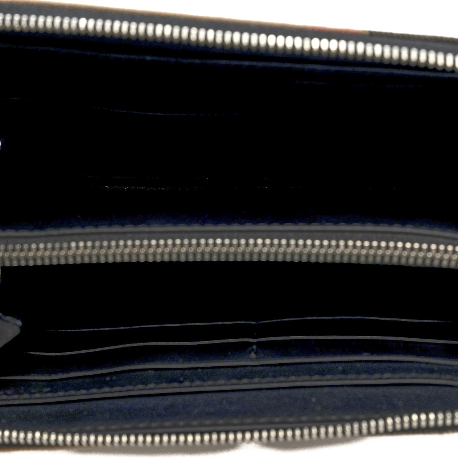 Grainy Calfskin House Check Snakeskin Elmore Zip Around Wallet - Image 5