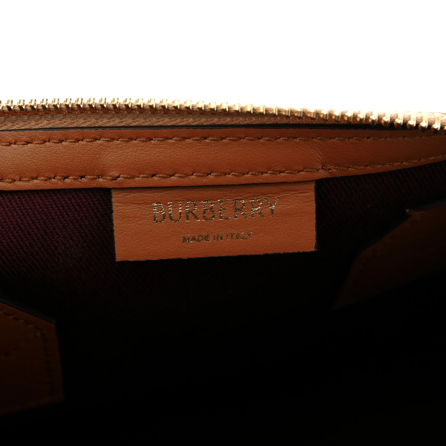 Horseferry Check Medium Bowling Bag Tan - Image 6