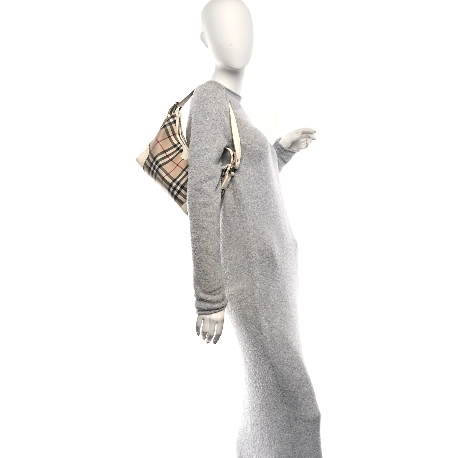 House Check Hobo White - Image 2