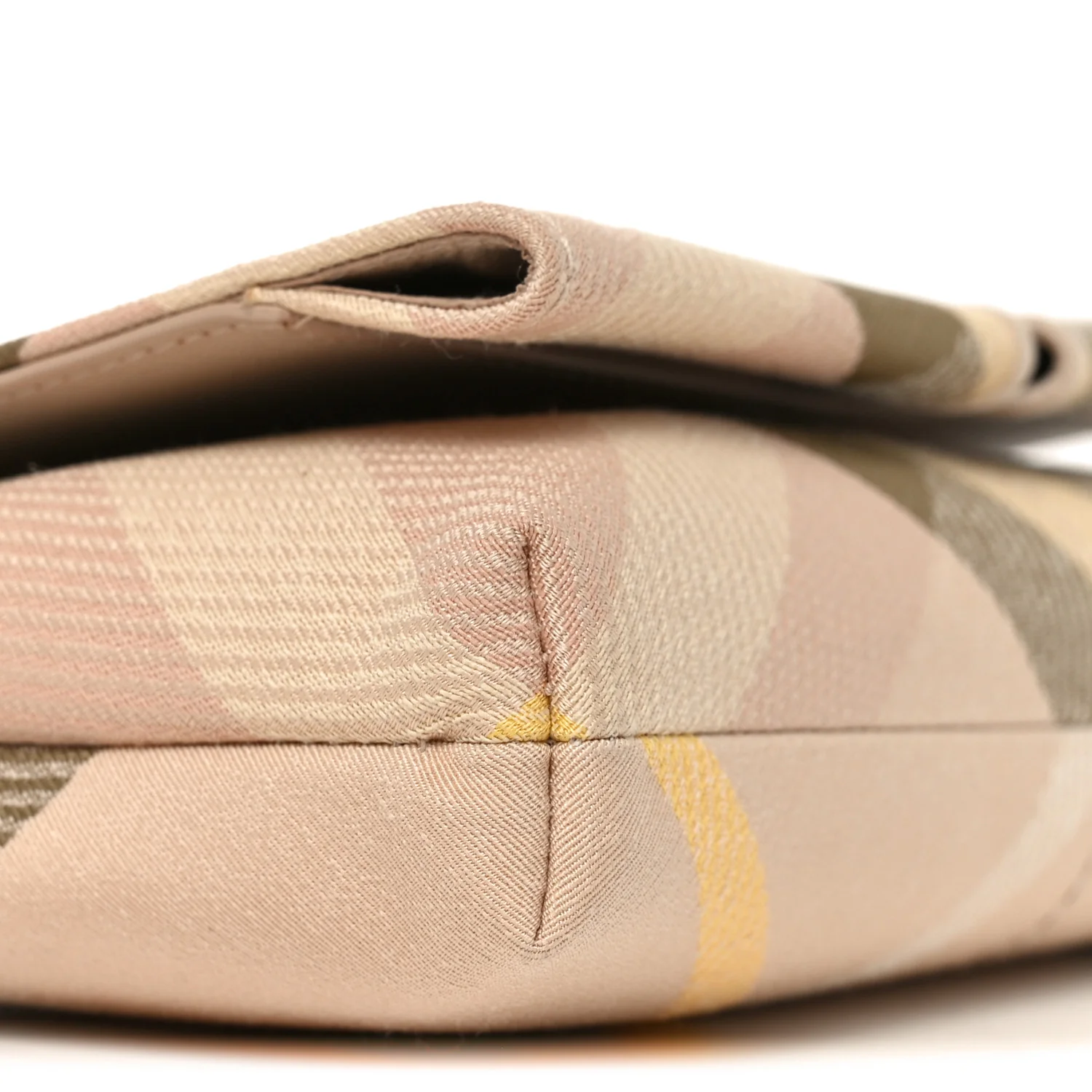 Jacquard Check Soft Snip Mini Chain Bag Teacup - Image 8