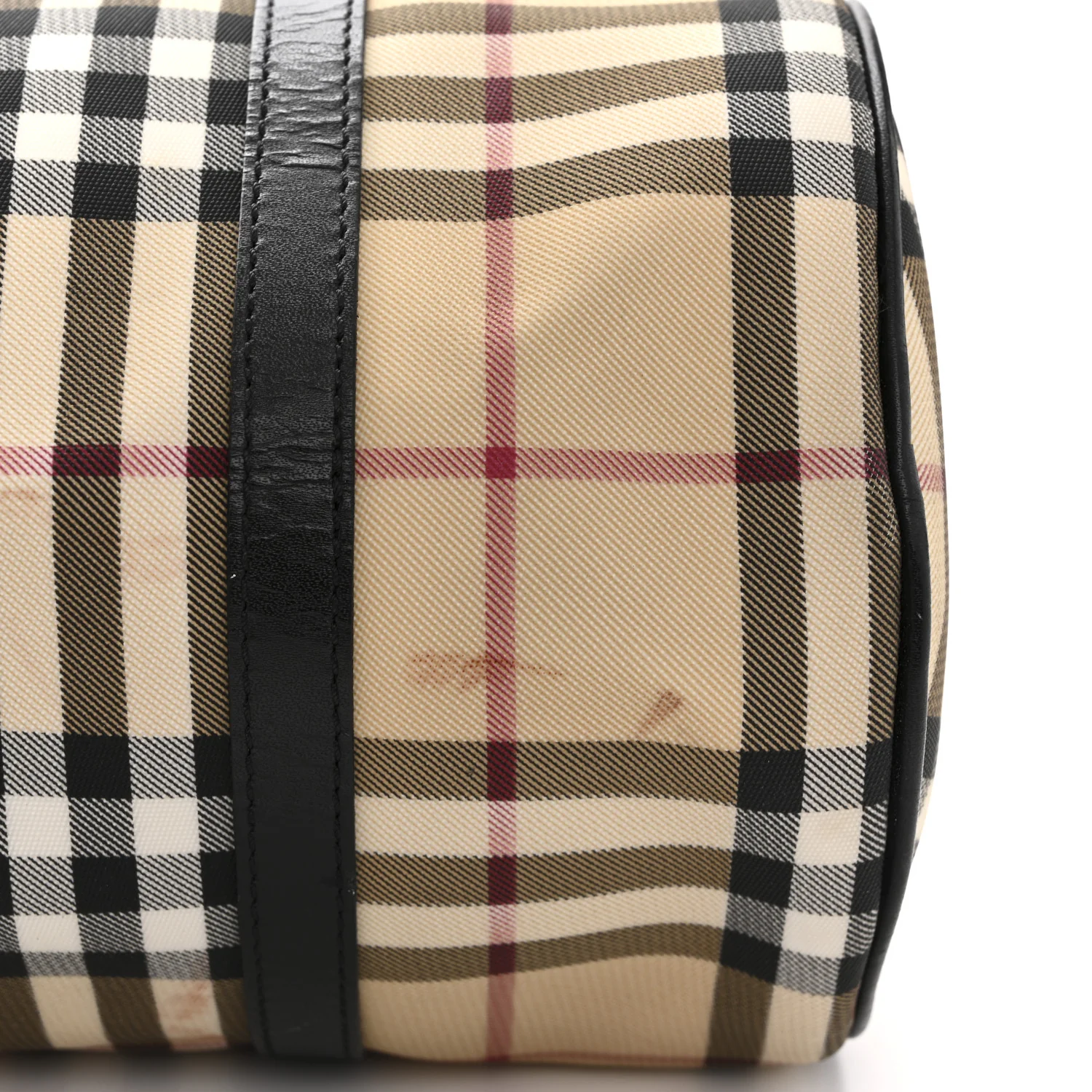 Nova Check Barrel Bag Black - Image 15