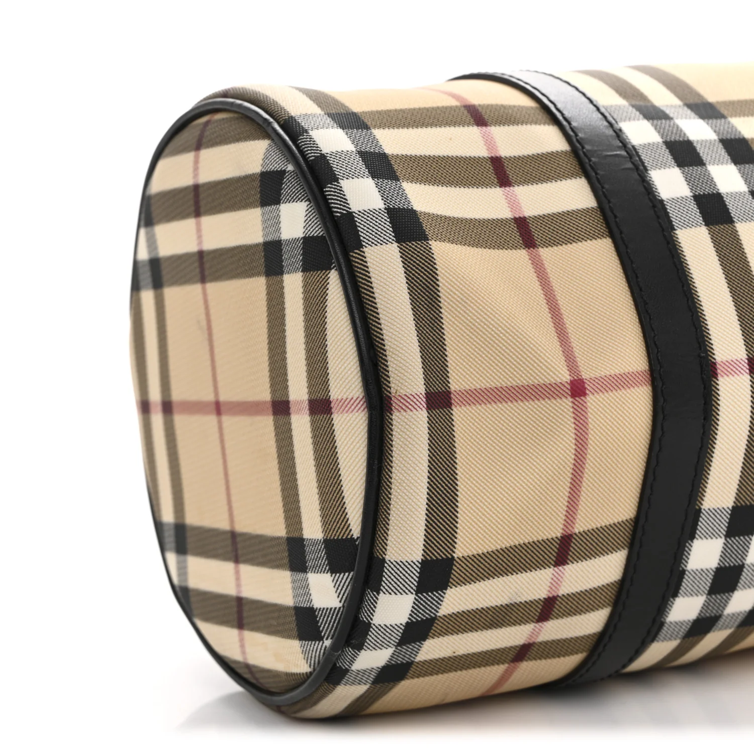 Nova Check Barrel Bag Black - Image 9