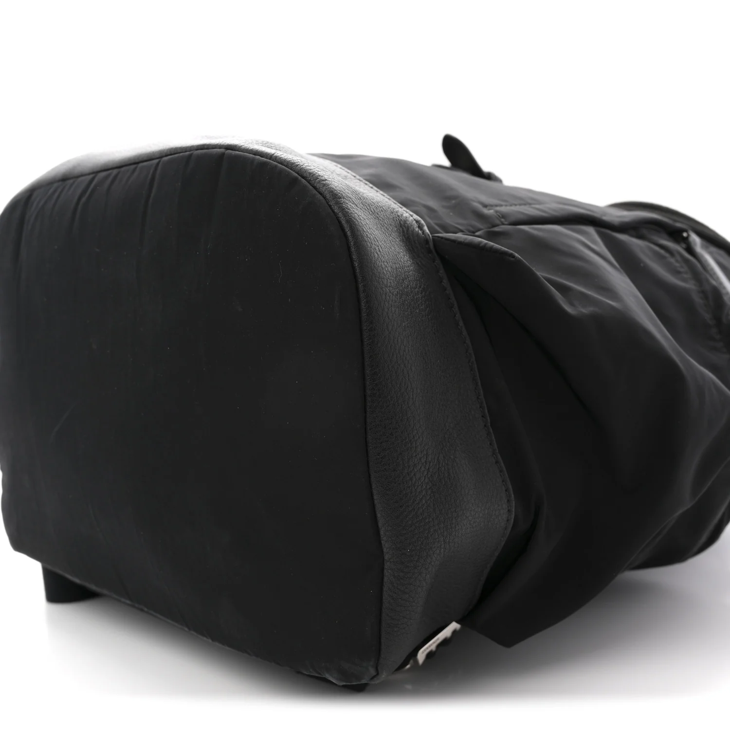 Nylon Grained Calfskin Watson Diaper Bag Black - Image 11