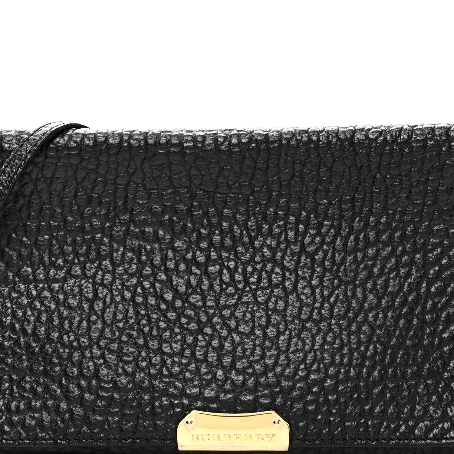 Signature Grain Medium Mildenhall Crossbody Bag Black - Image 7