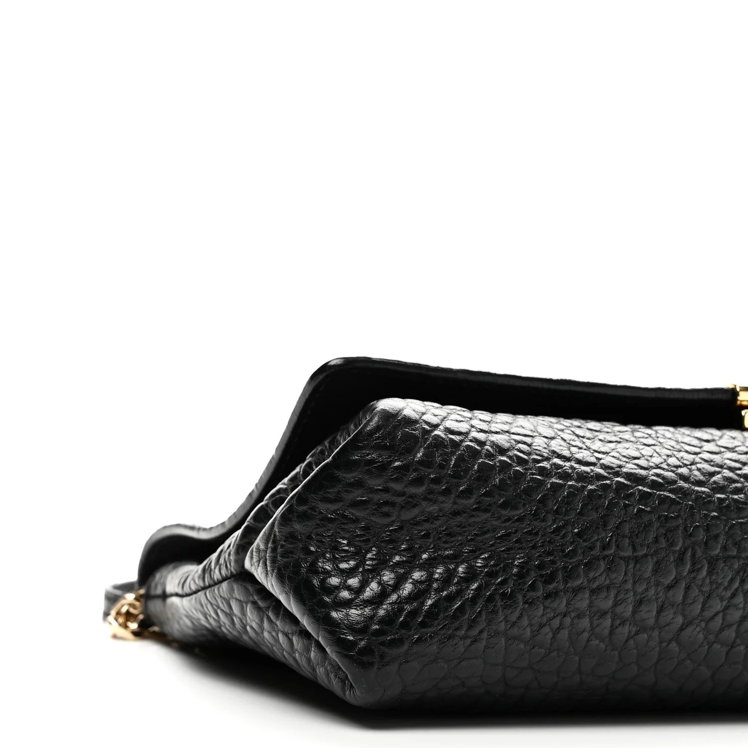 Signature Grain Medium Mildenhall Crossbody Bag Black - Image 8