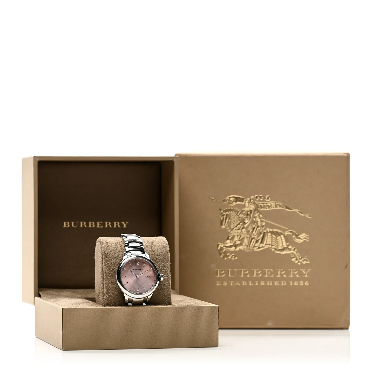 Stainless Steel 32mm Classic Quartz Watch Pink BU10111 - Image 5