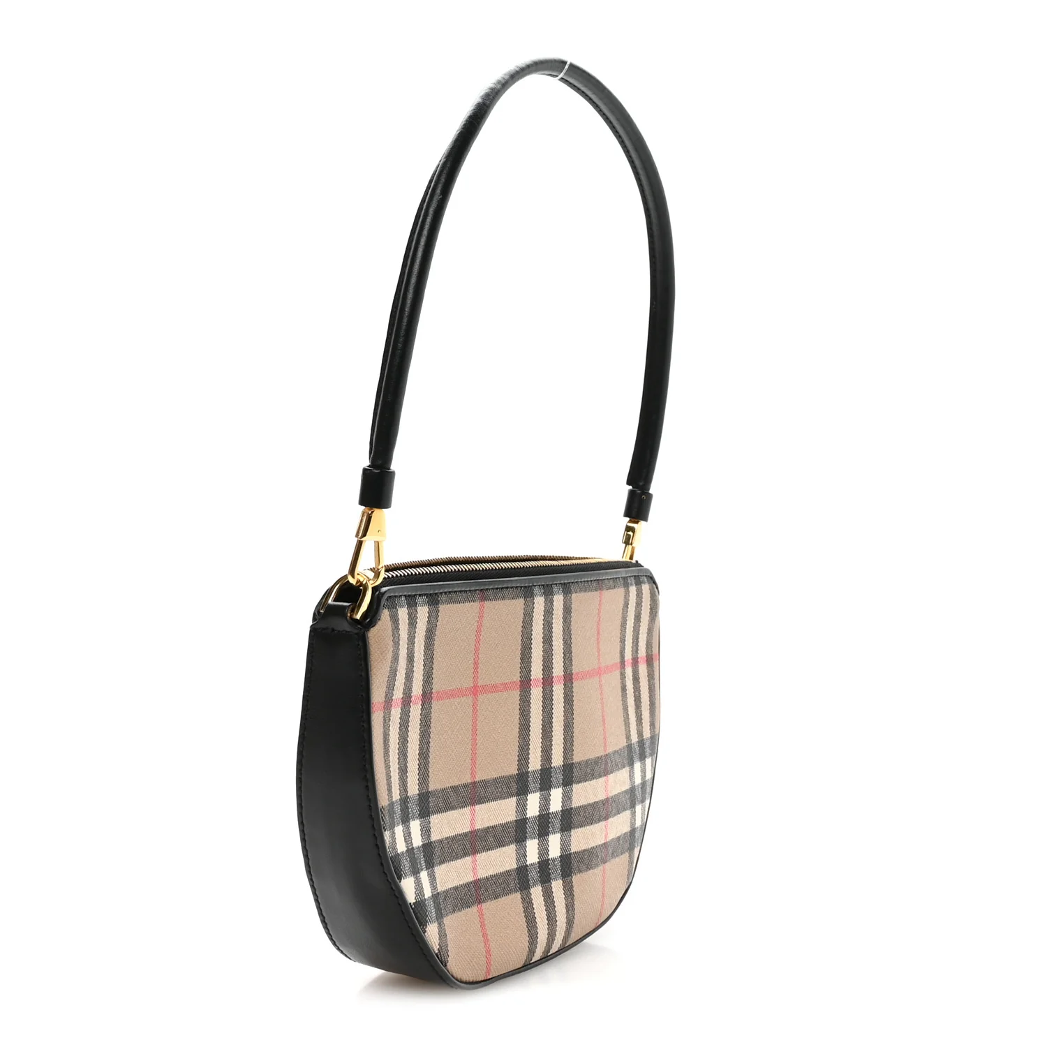 Vintage Check Calfskin Olympia Slim Pouch Archive Beige - Image 3