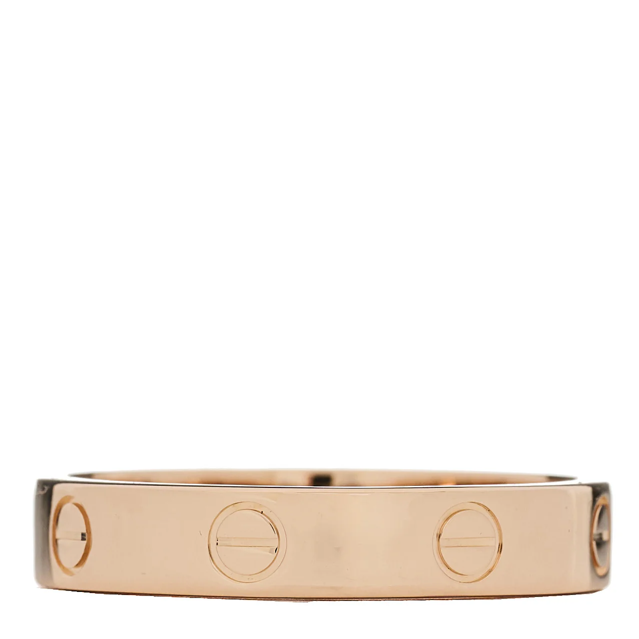 18K Pink Gold 3.5mm LOVE Wedding Band Ring 58 8.5 - Image 3