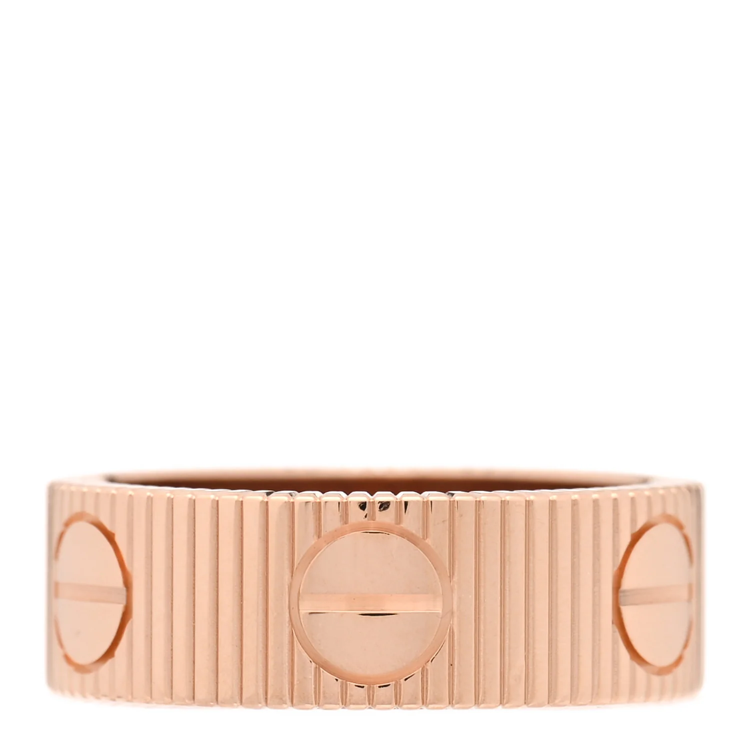 18K Pink Gold 6.5mm LOVE Unlimited Ring 53 6.5 - Image 3