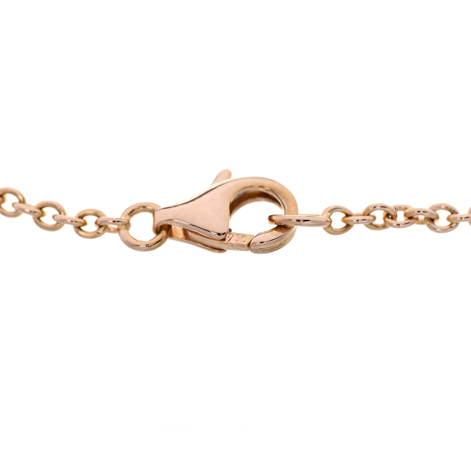 18K Pink Gold Interlocking LOVE Bracelet - Image 3