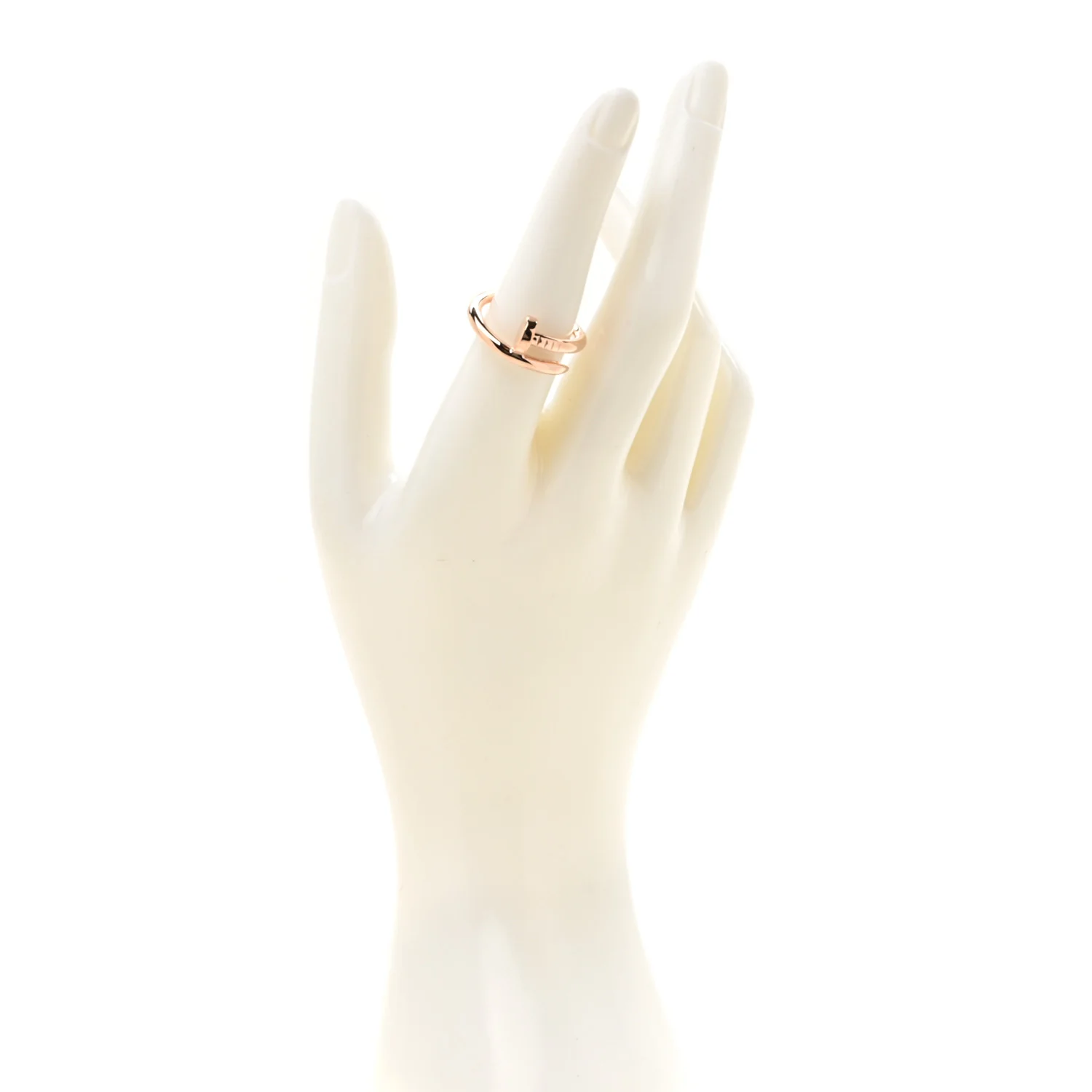 18K Pink Gold Juste Un Clou Ring 56 7.5 - Image 2