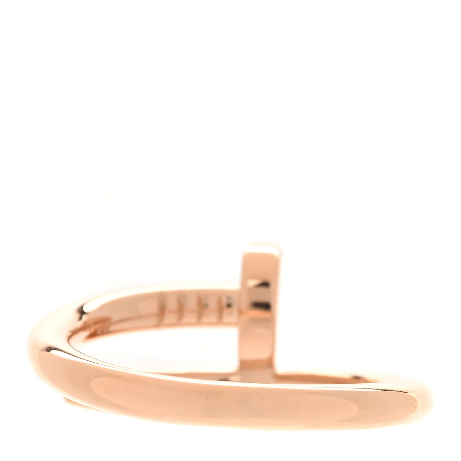 18K Pink Gold Juste Un Clou Ring 56 7.5 - Image 3